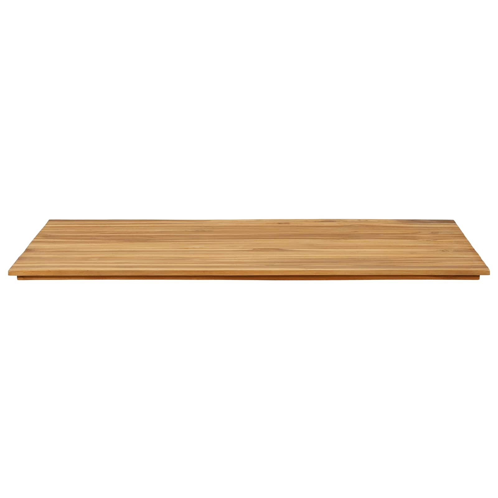 Tischplatte 120 x 70 x 3,5 cm Rechtwinklig Massives Teakholz