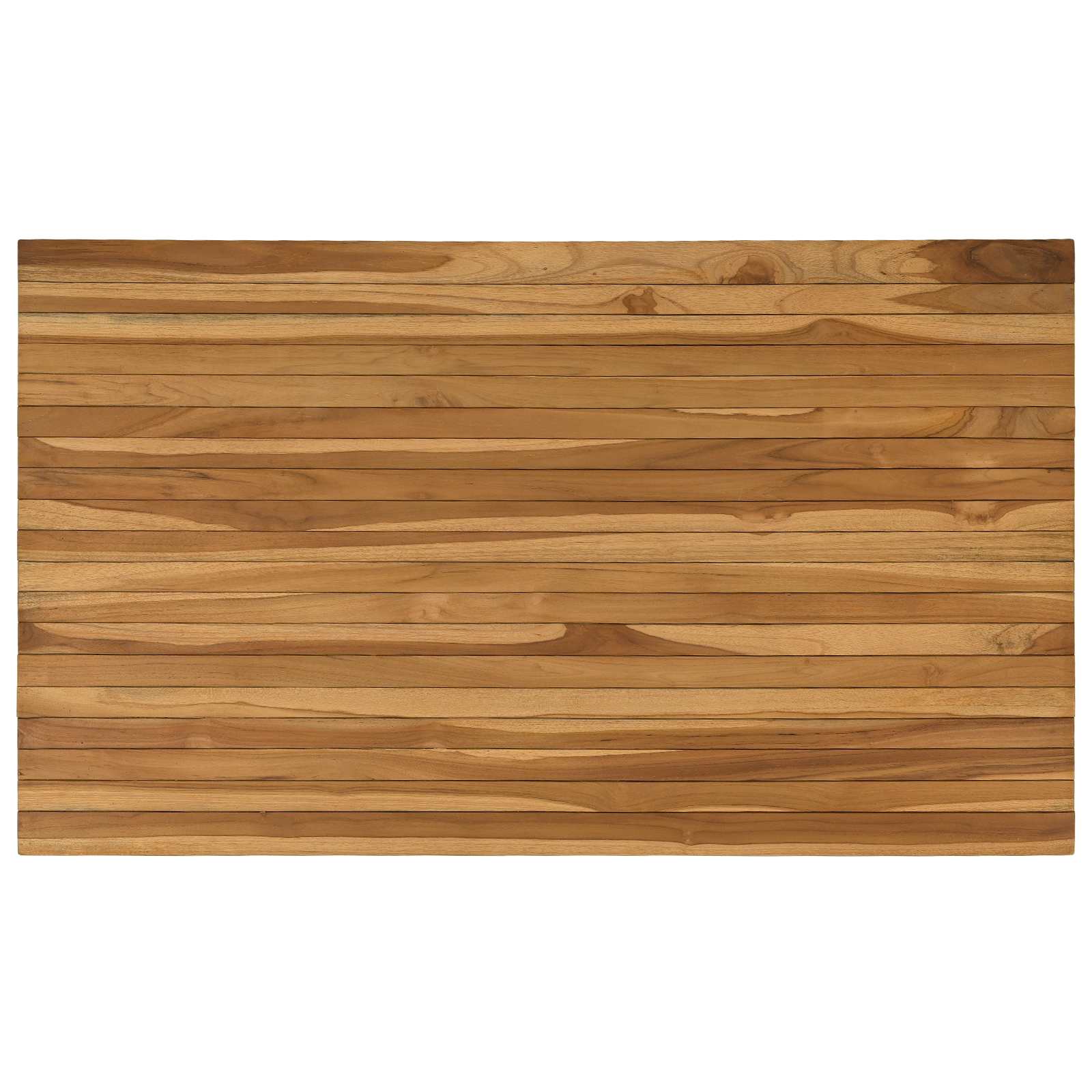 Tischplatte 120 x 70 x 3,5 cm Rechtwinklig Massives Teakholz