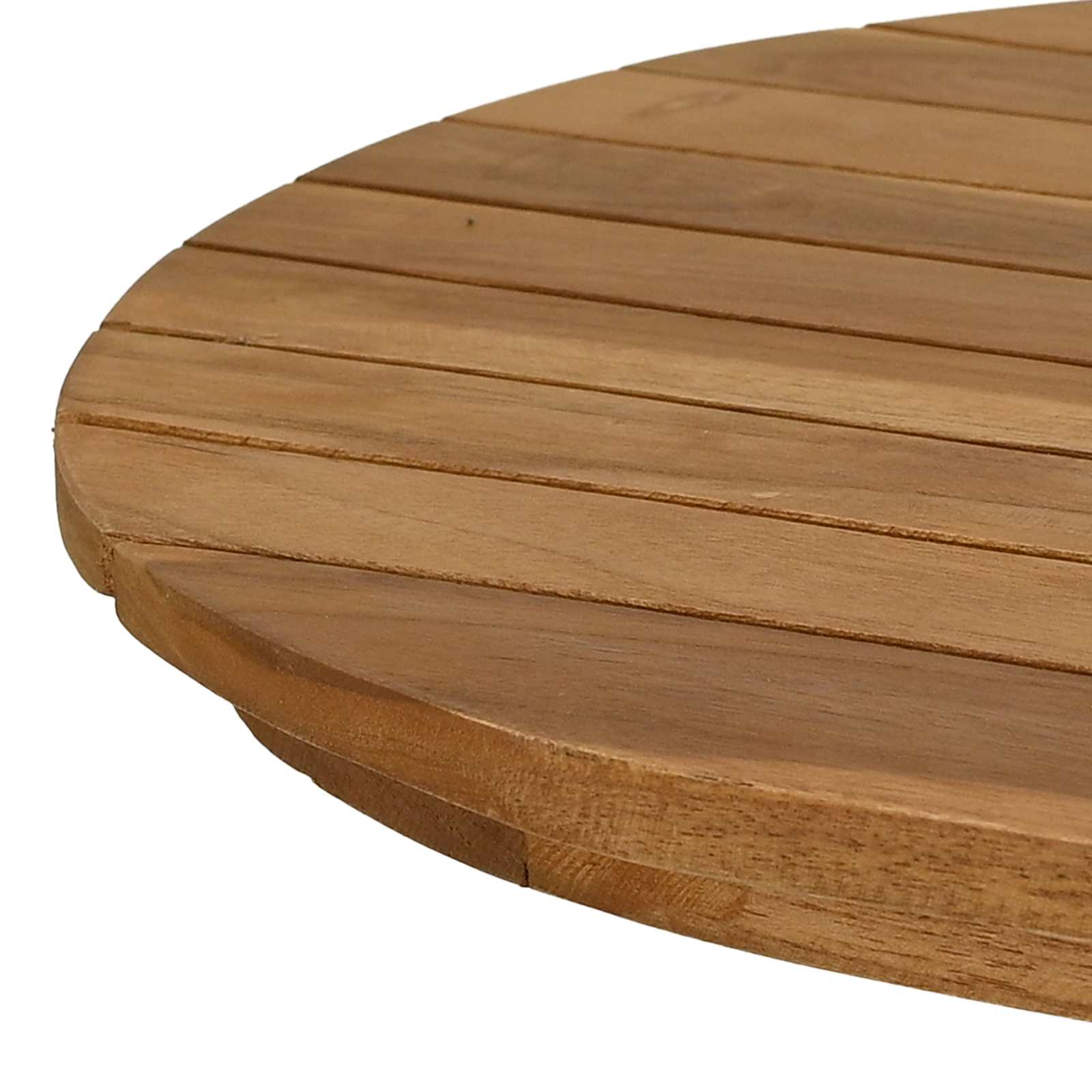 Tischplatte 80 x 40 x 3,5 cm Oval Massives Teakholz Natur