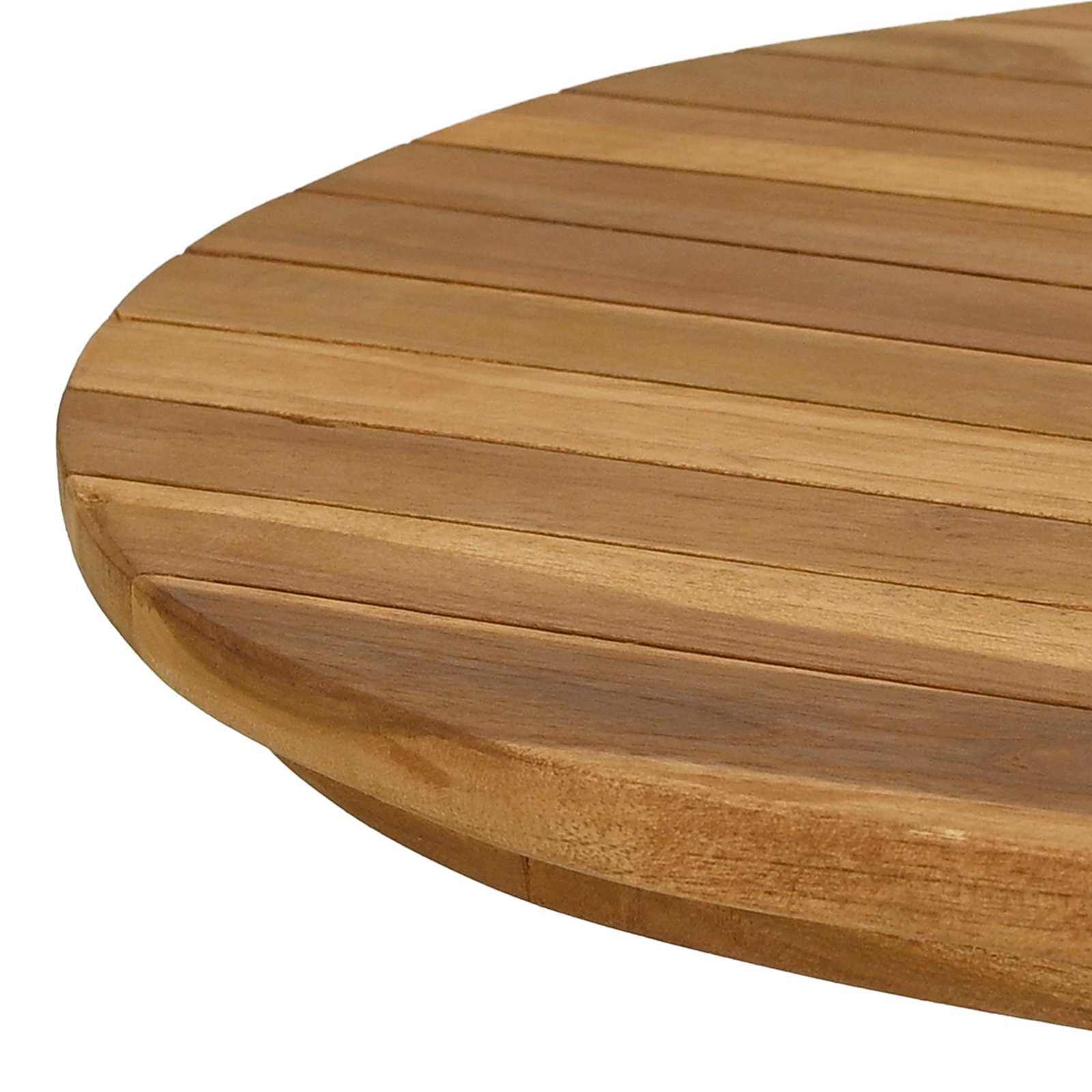 Tischplatte 90 x 45 x 3,5 cm Oval Massives Teakholz Natur
