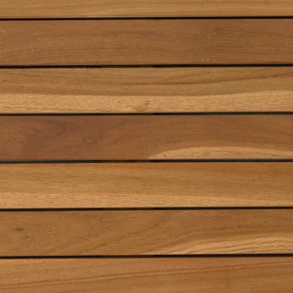 Tischplatte 110 x 55 x 3,5 cm Oval Massives Teakholz Natur