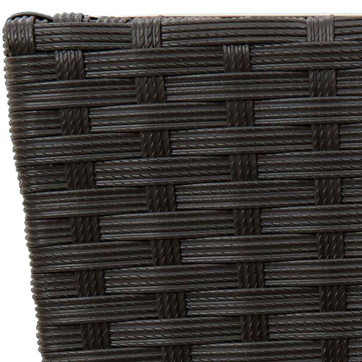 Set für Outdoor 3 Stk. Schwarz 30 x 30 x 80 cm Metall