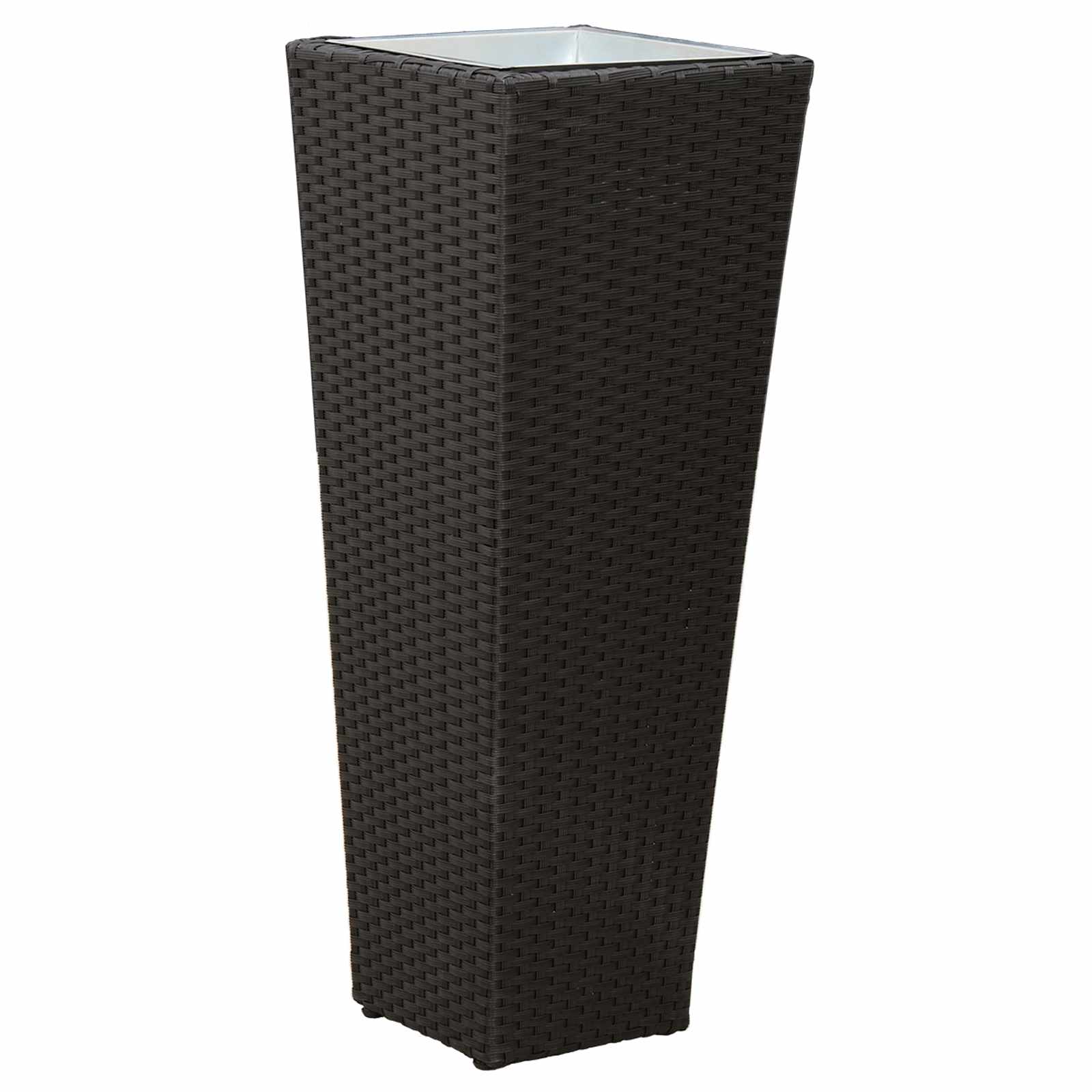 Set für Outdoor 3 Stk. Schwarz 30 x 30 x 80 cm Metall