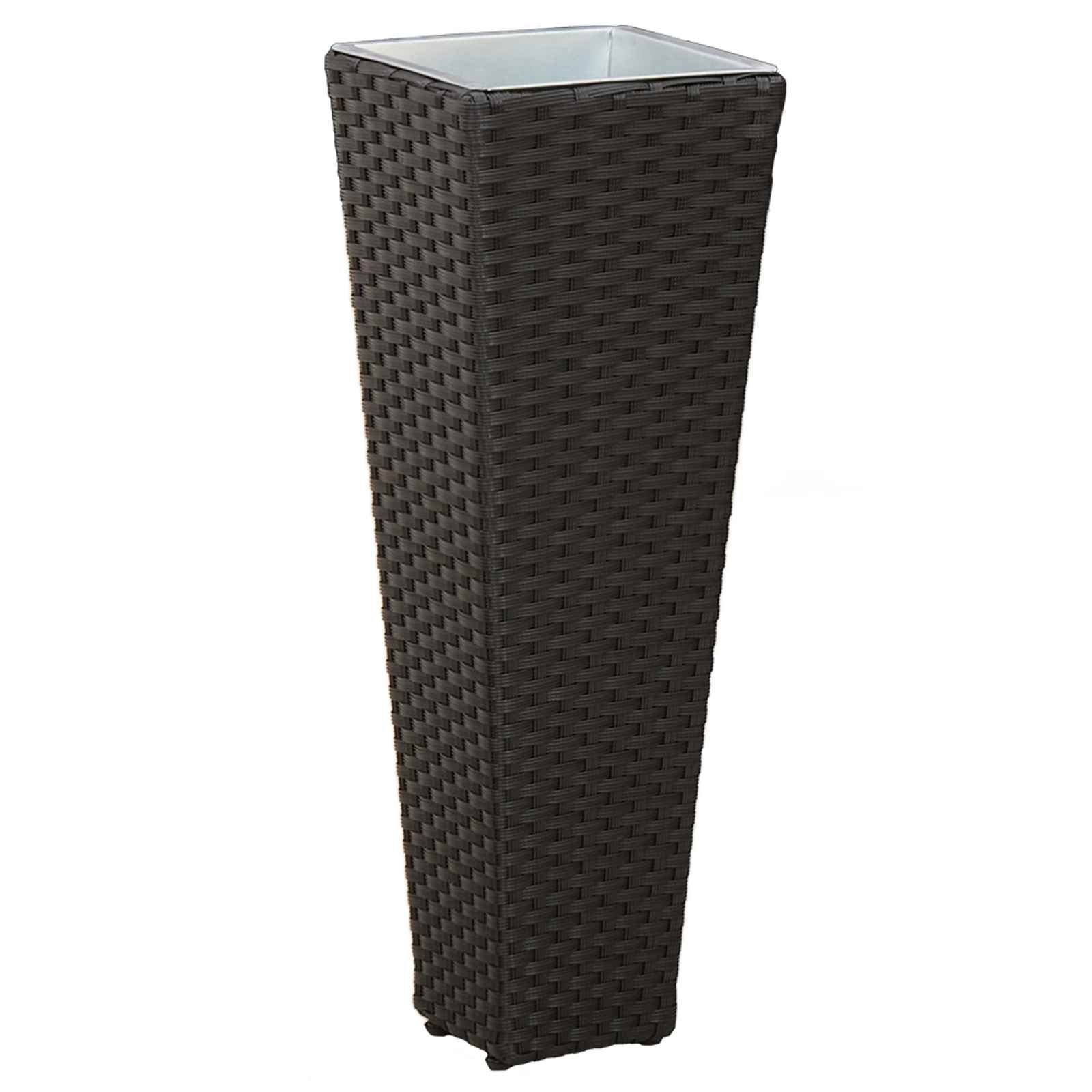 Set für Outdoor 3 stk. Schwarz 30 x 30 x 80 cm Metall