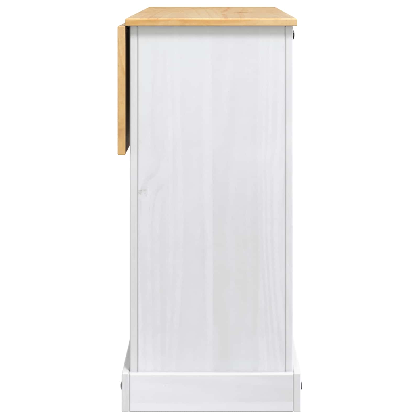 Küchenaufbewahrung Weiß und Honigwachs 112 x 70 x 91,5 cm