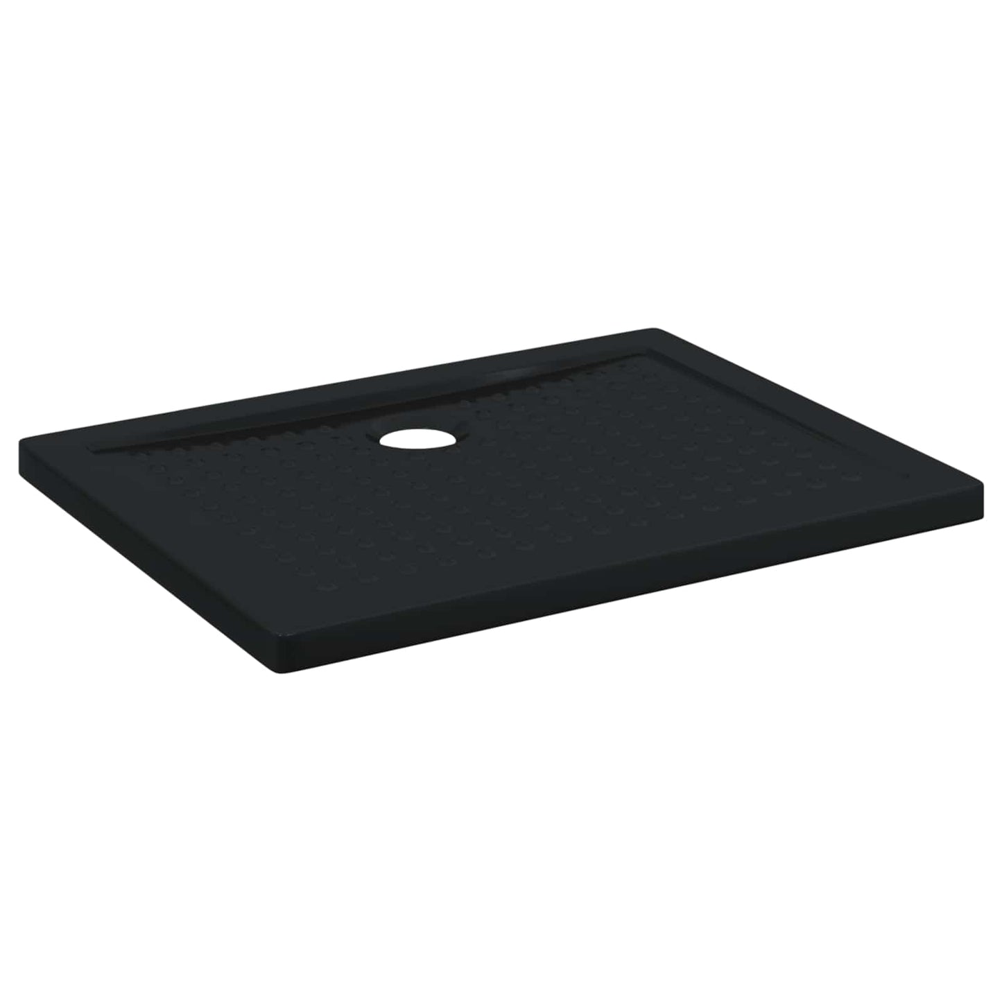 Duschbodenablage mit Punkten 90 x 70 x 4 cm ABS Schwarz