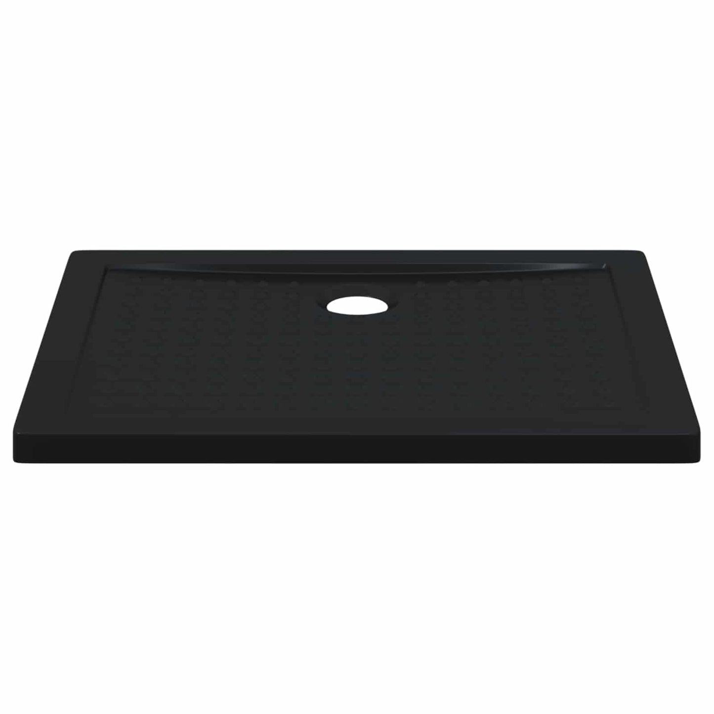 Duschbodenablage mit Punkten 90 x 70 x 4 cm ABS Schwarz