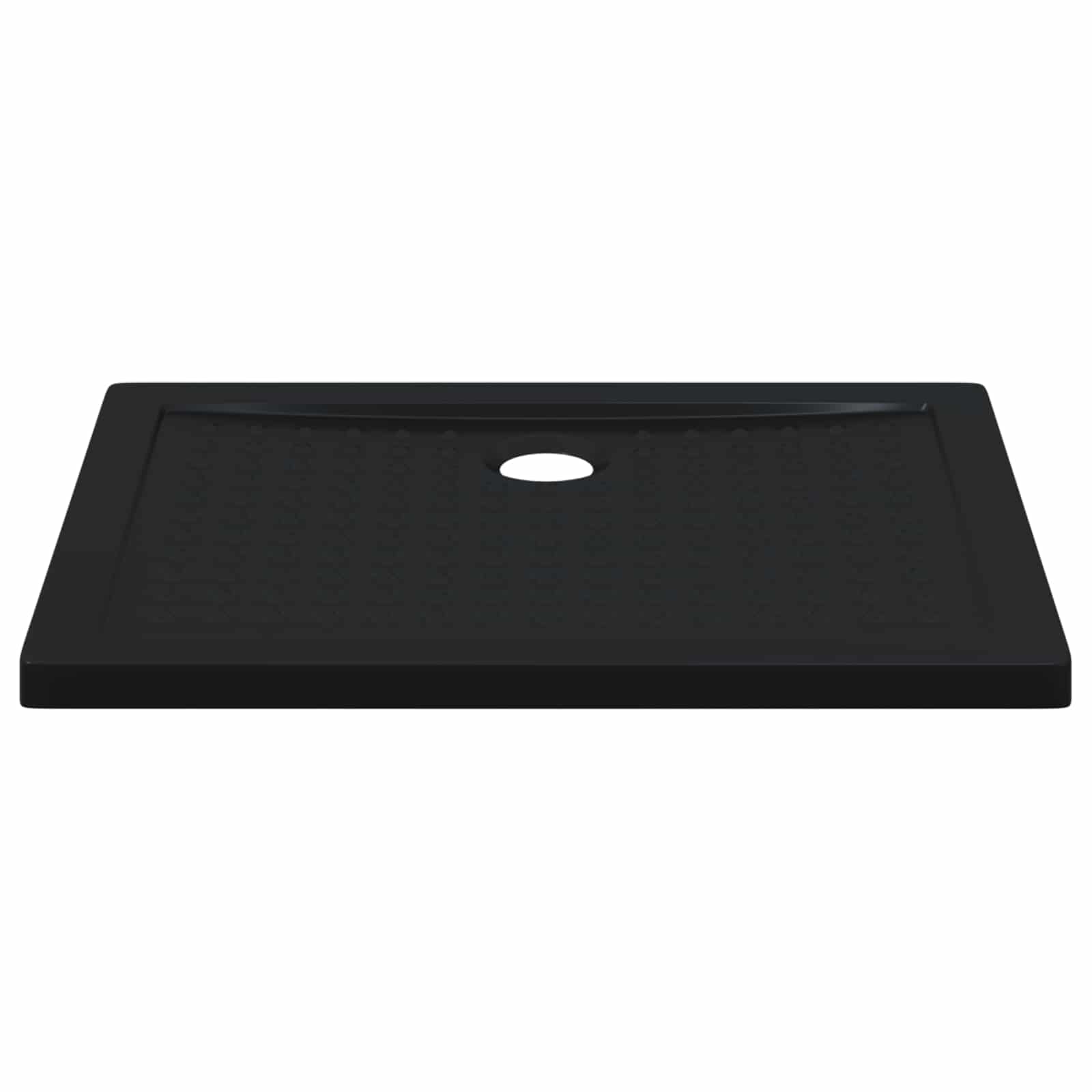 Duschbodenablage mit Punkten 90 x 70 x 4 cm ABS Schwarz