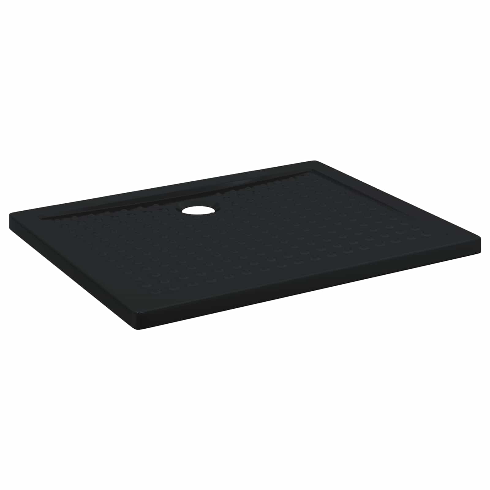Duschbodenablage mit Punkten 100 x 80 x 4 cm ABS Schwarz
