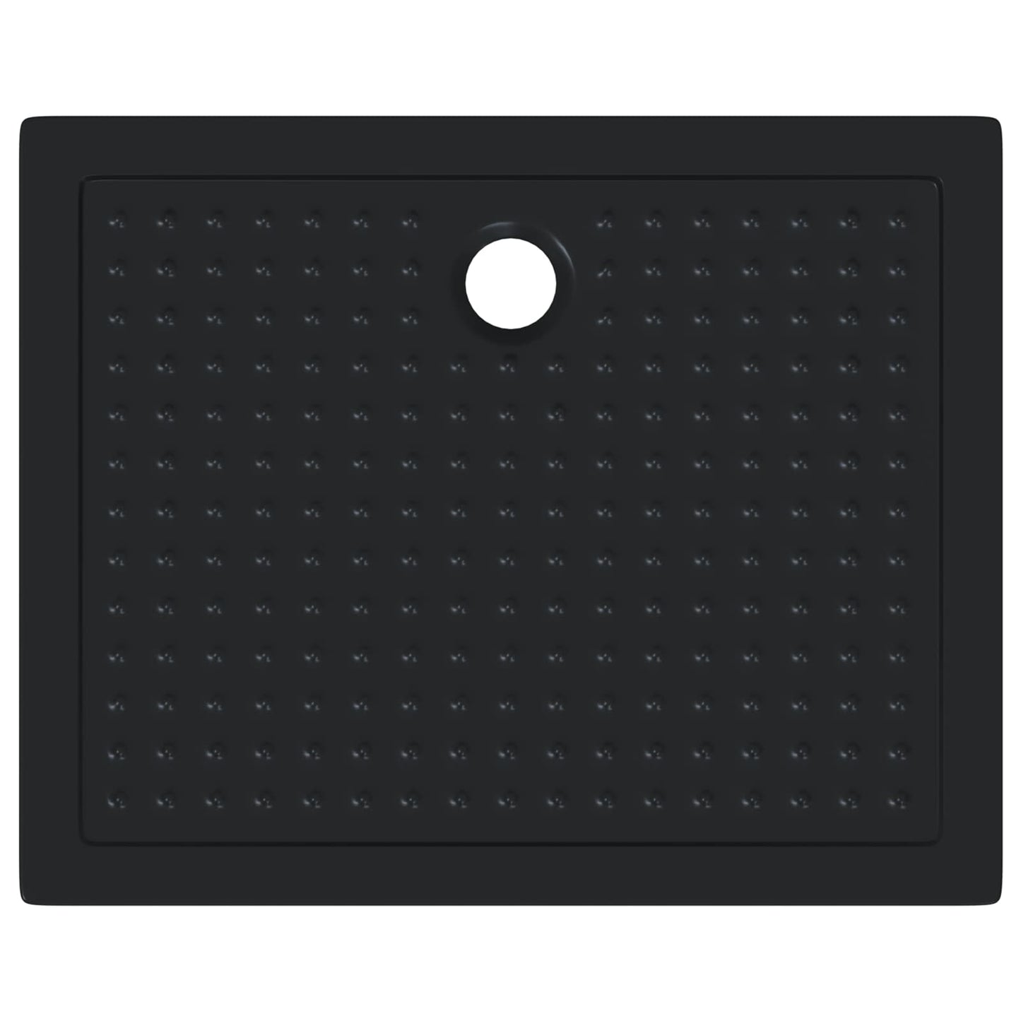 Duschbodenablage mit Punkten 100 x 80 x 4 cm ABS Schwarz