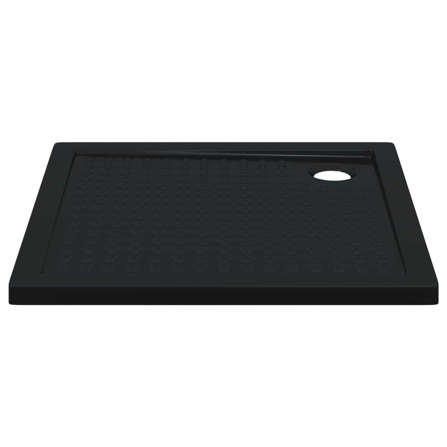Duschbodenablage mit Punkten 90 x 90 x 4 cm ABS Schwarz