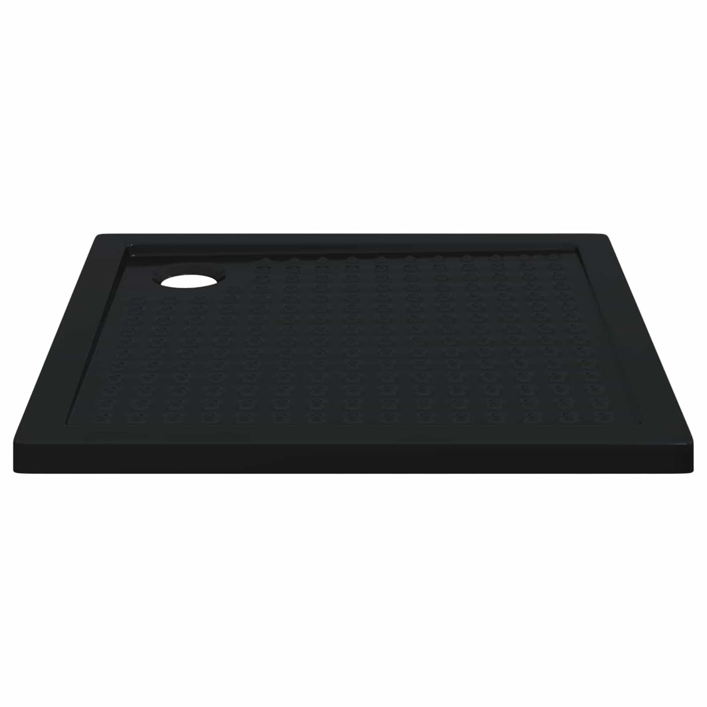 Duschbodenablage mit Punkten 90 x 90 x 4 cm ABS Schwarz