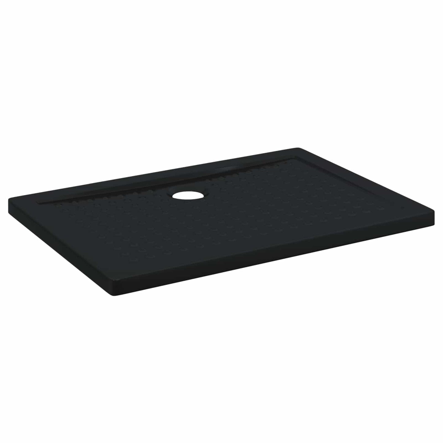 Duschbodenablage mit Punkten 100 x 70 x 4 cm ABS Schwarz