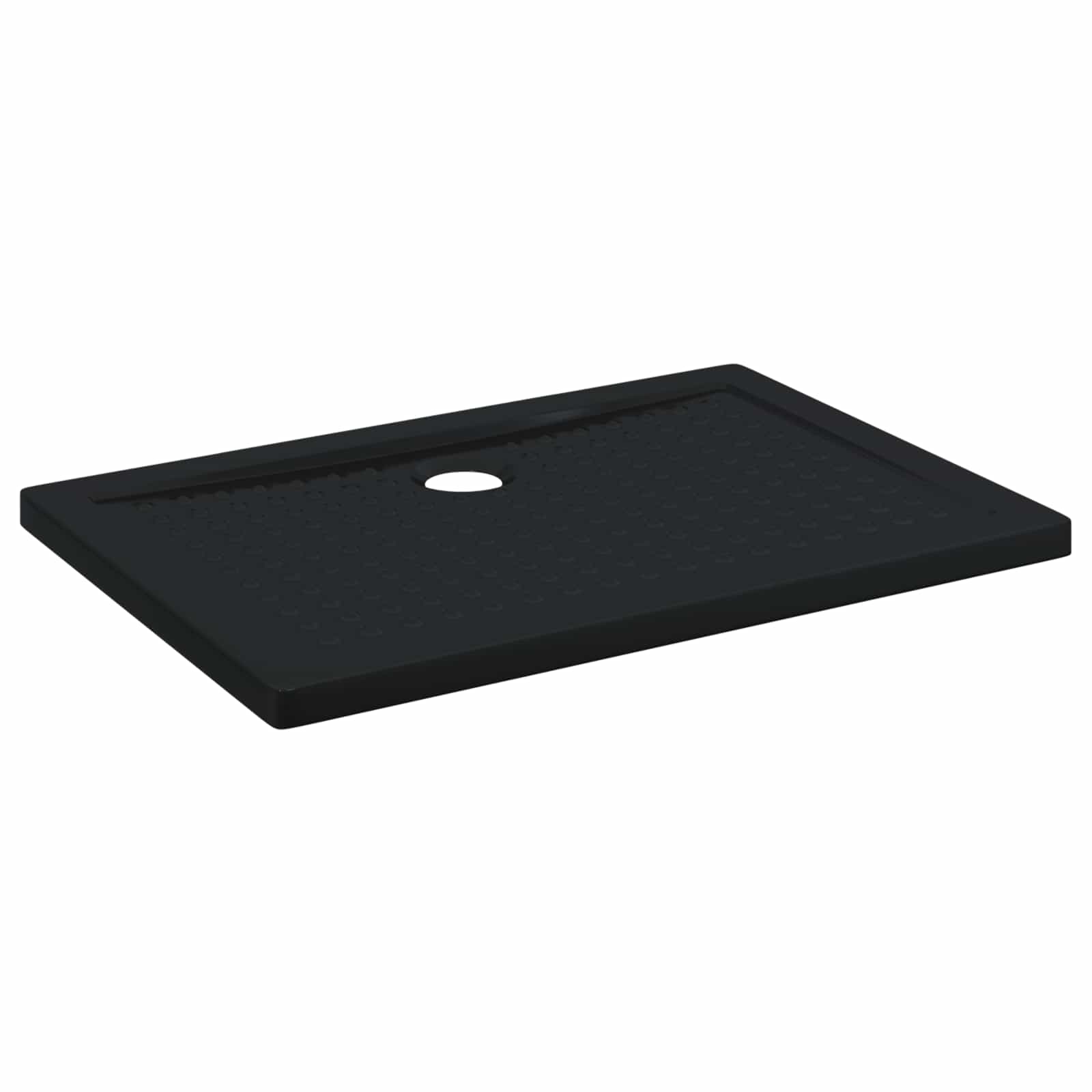 Duschbodenablage mit Punkten 100 x 70 x 4 cm ABS Schwarz