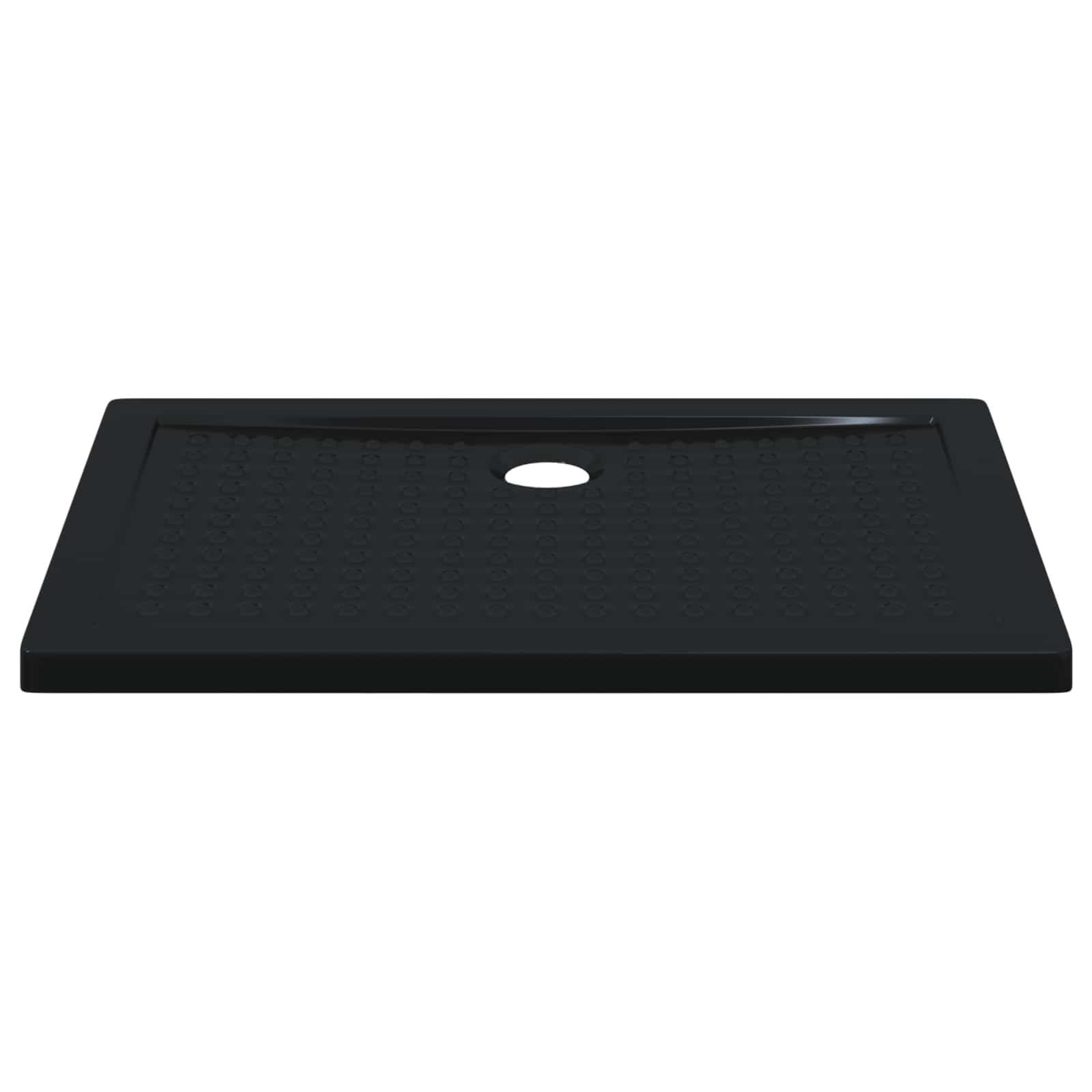 Duschbodenablage mit Punkten 100 x 70 x 4 cm ABS Schwarz