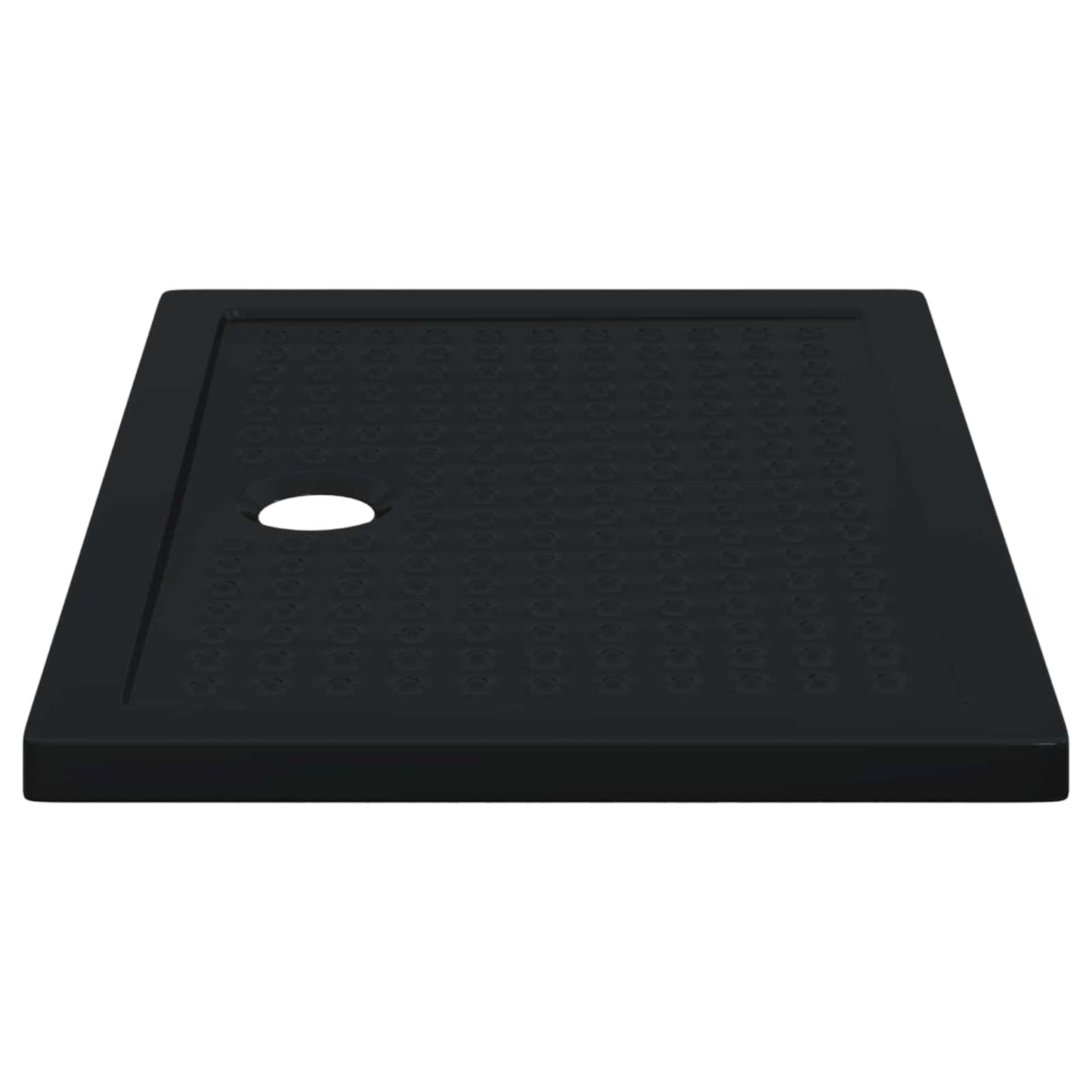 Duschbodenablage mit Punkten 100 x 70 x 4 cm ABS Schwarz