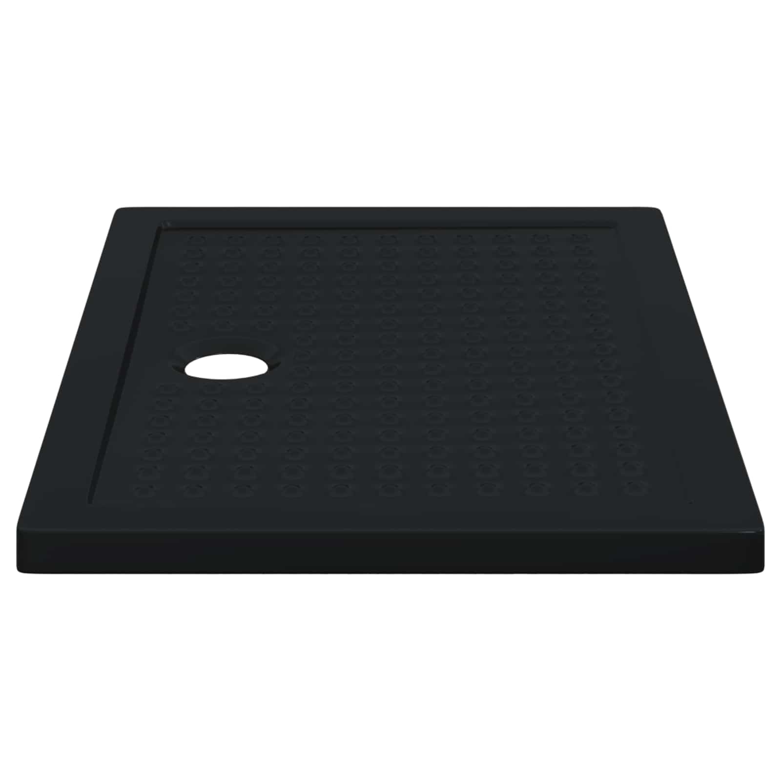 Duschbodenablage mit Punkten 100 x 70 x 4 cm ABS Schwarz