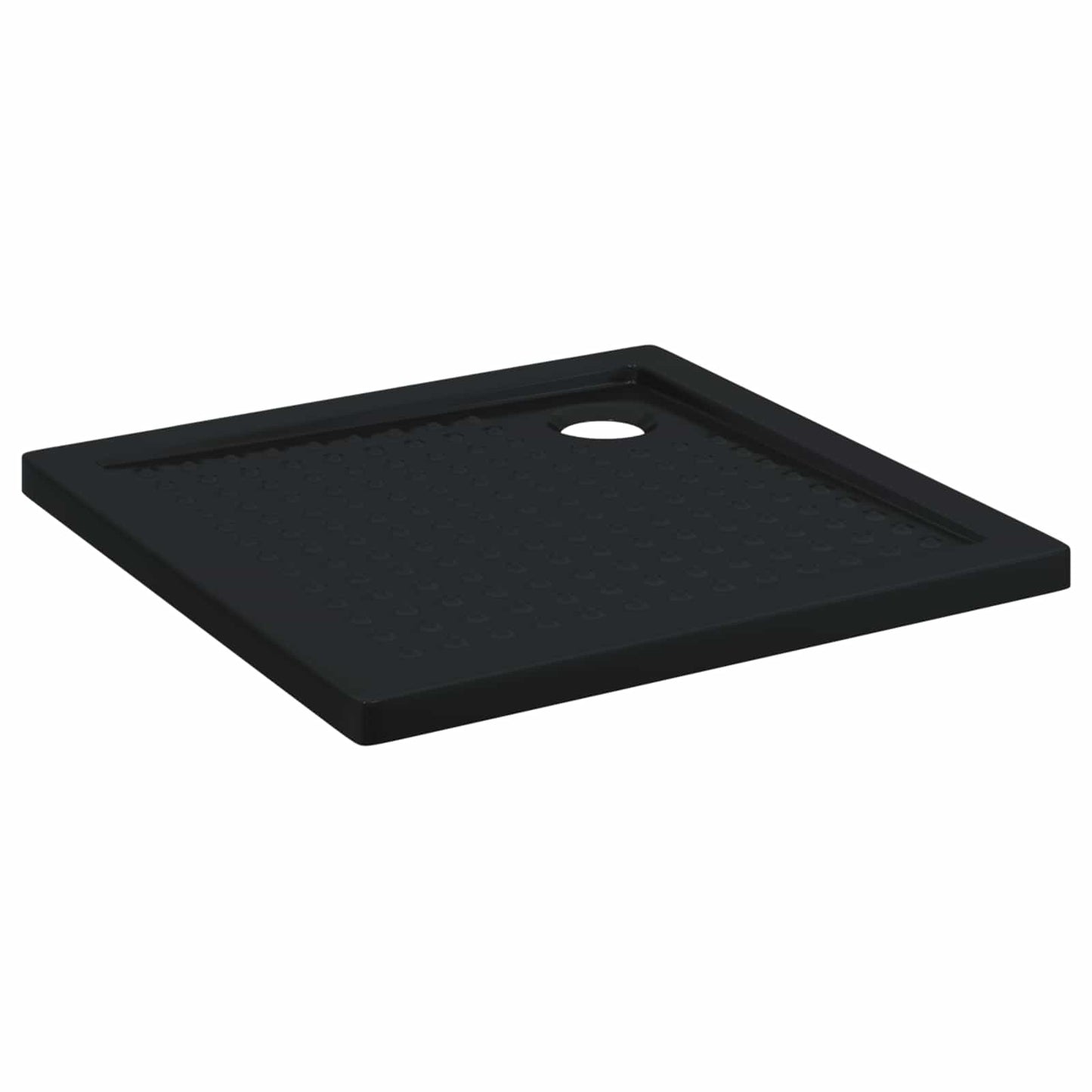 Duschbodenablage mit Punkten 80 x 80 x 4 cm ABS Schwarz
