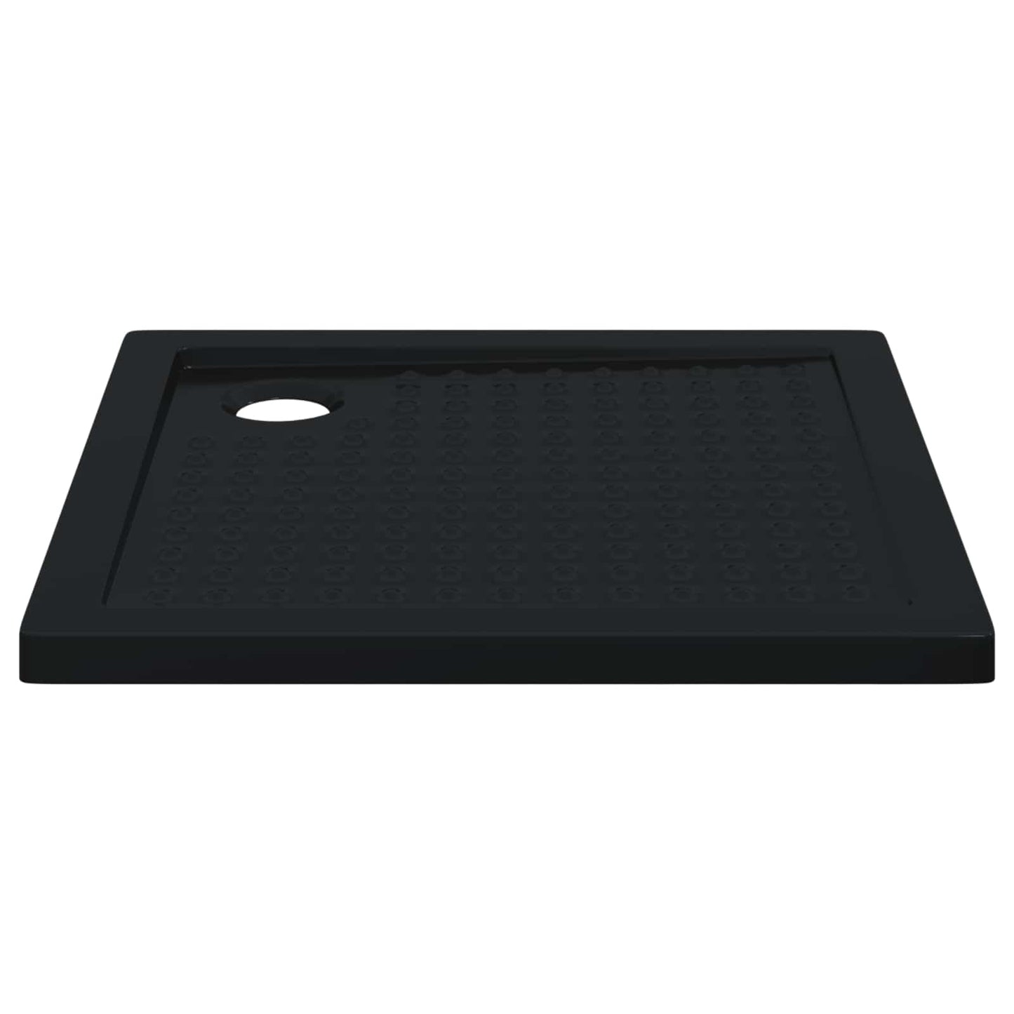 Duschbodenablage mit Punkten 80 x 80 x 4 cm ABS Schwarz