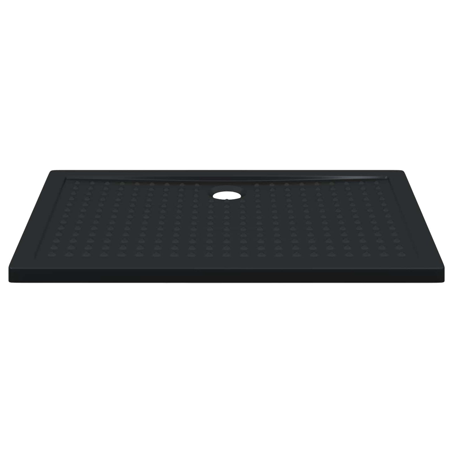 Duschbodenablage mit Punkten 120 x 80 x 4 cm ABS Schwarz