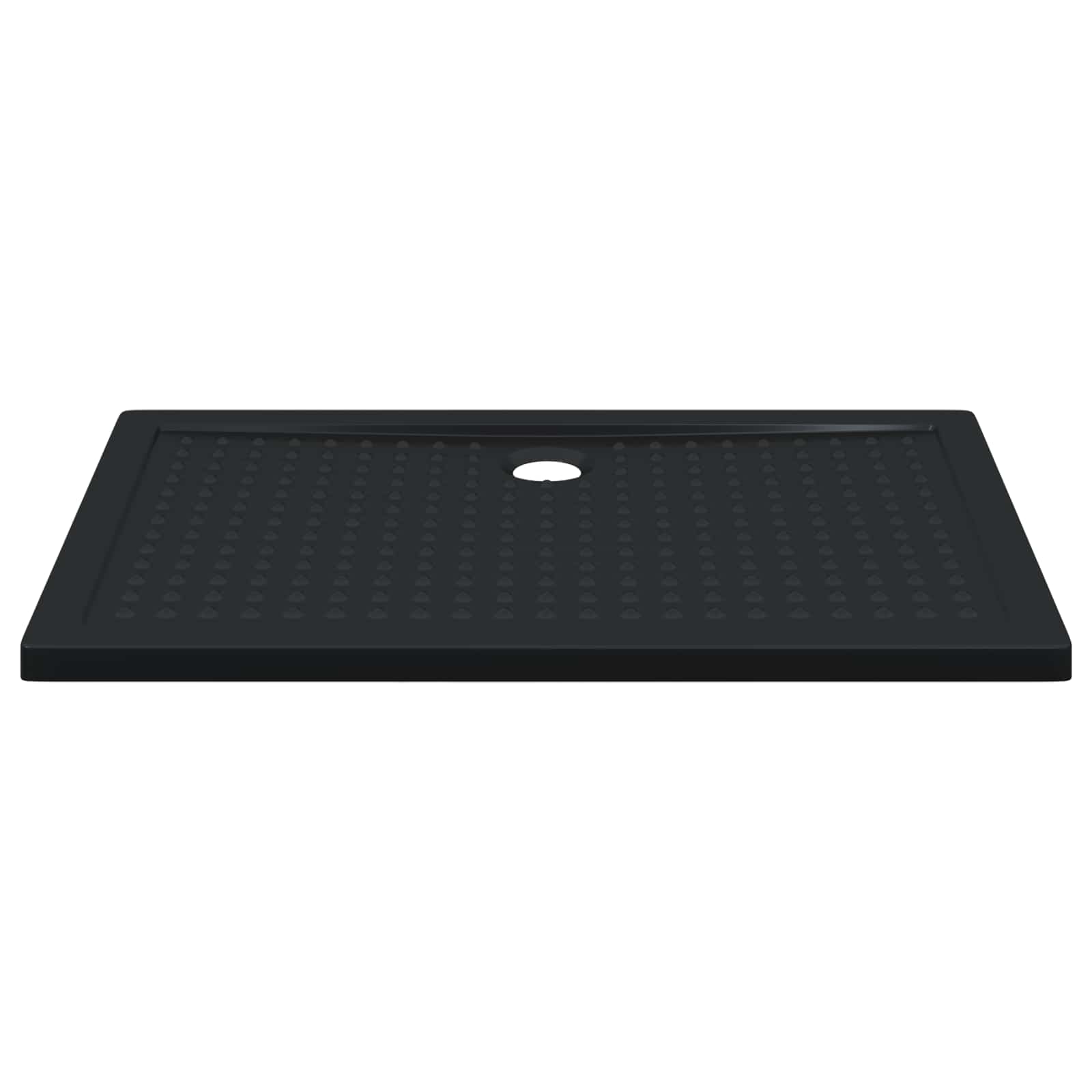 Duschbodenablage mit Punkten 120 x 80 x 4 cm ABS Schwarz