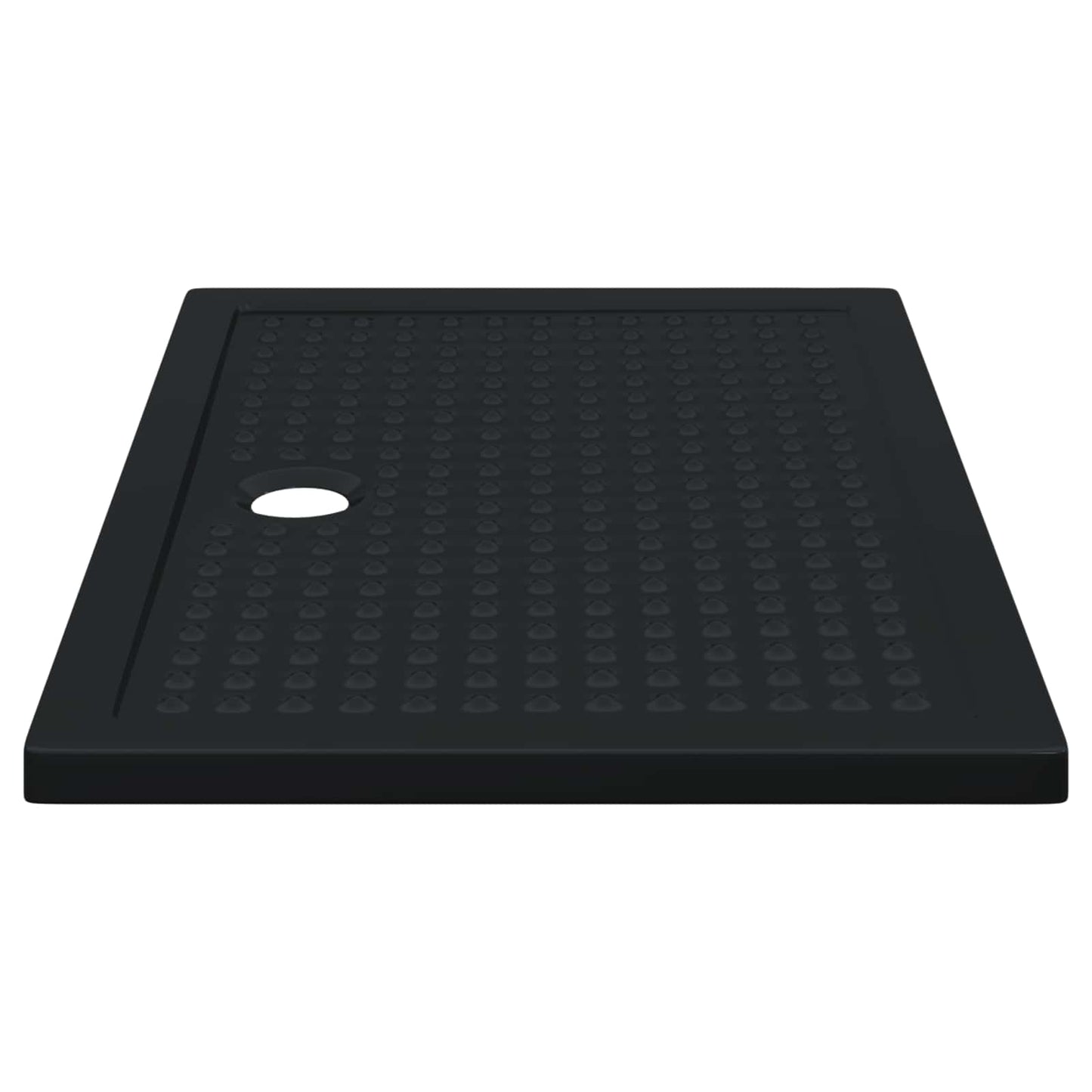 Duschbodenablage mit Punkten 120 x 80 x 4 cm ABS Schwarz