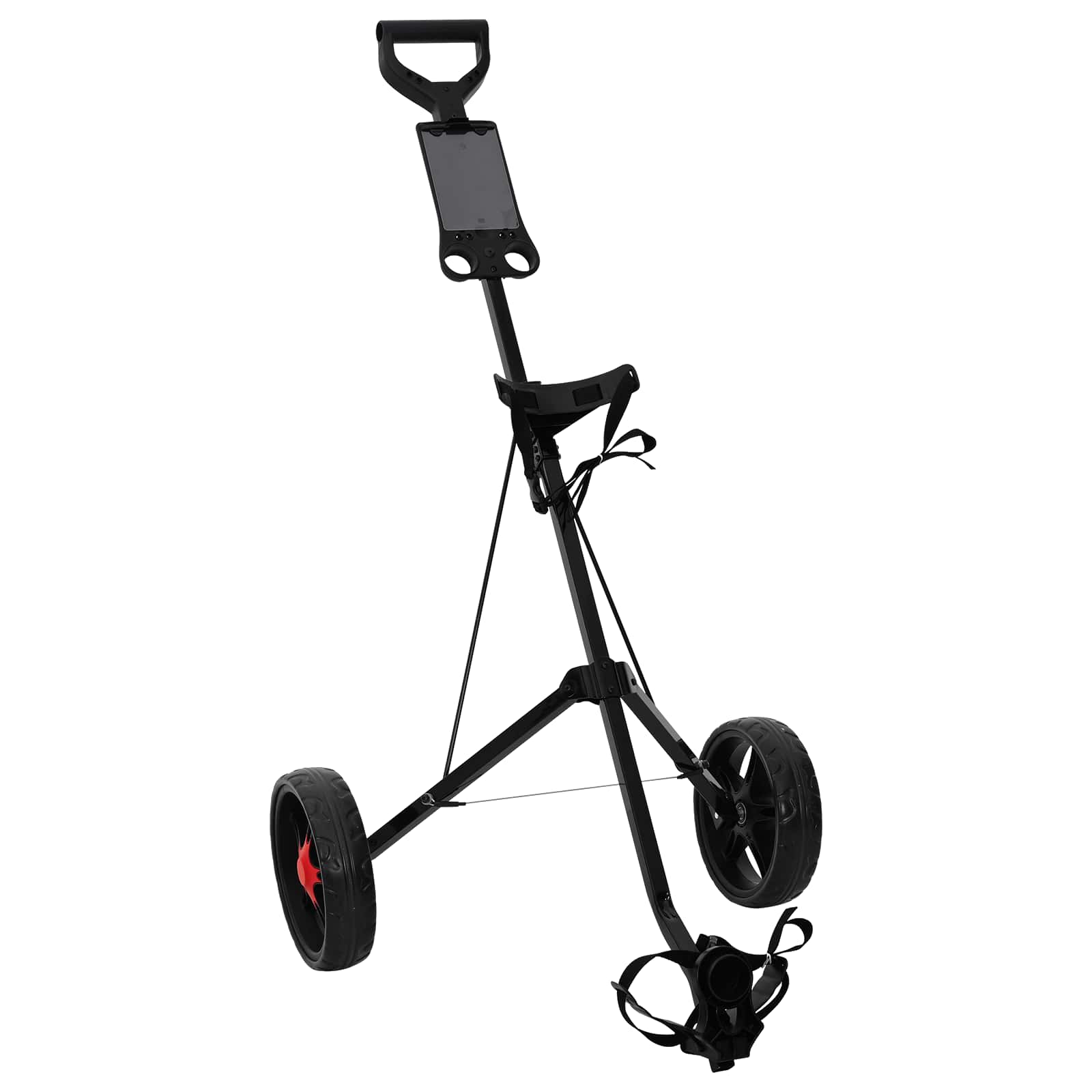 Golf-Dolly Schwarz Eisen Klappbar