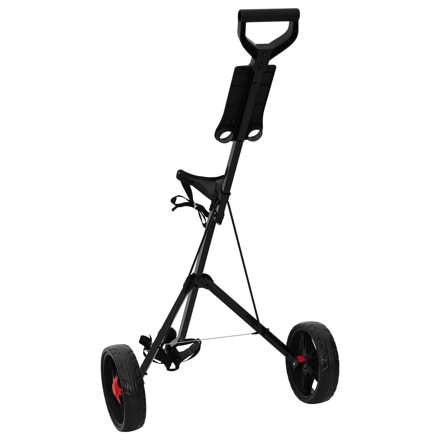 Golf-Dolly Schwarz Eisen Klappbar