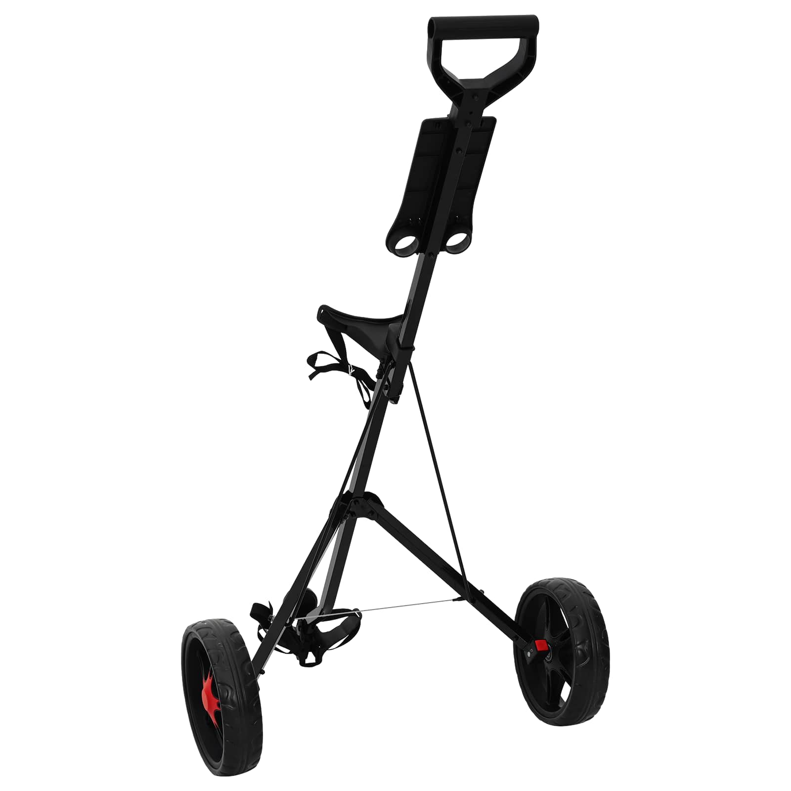 Golf-Dolly Schwarz Eisen Klappbar