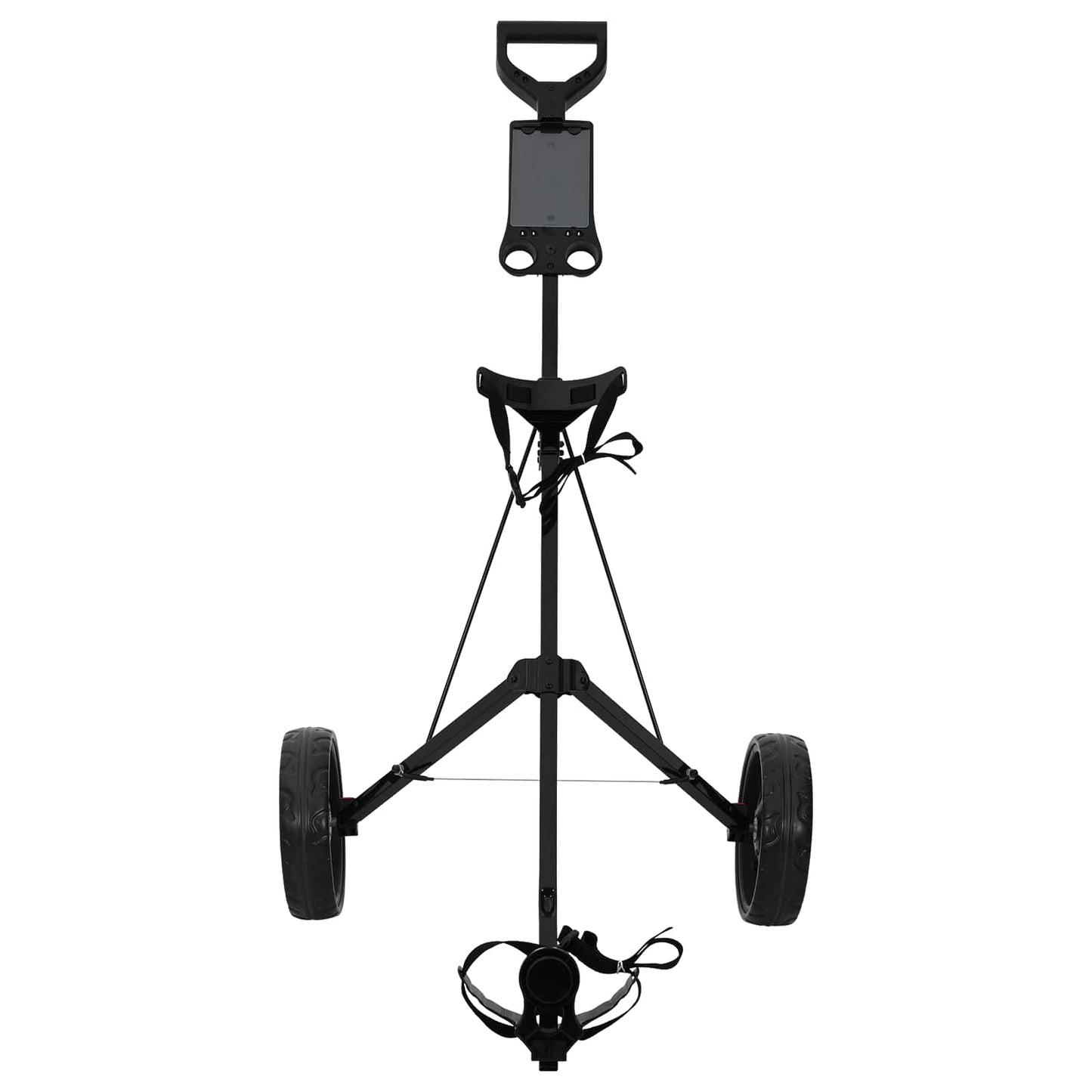 Golf-Dolly Schwarz Eisen Klappbar