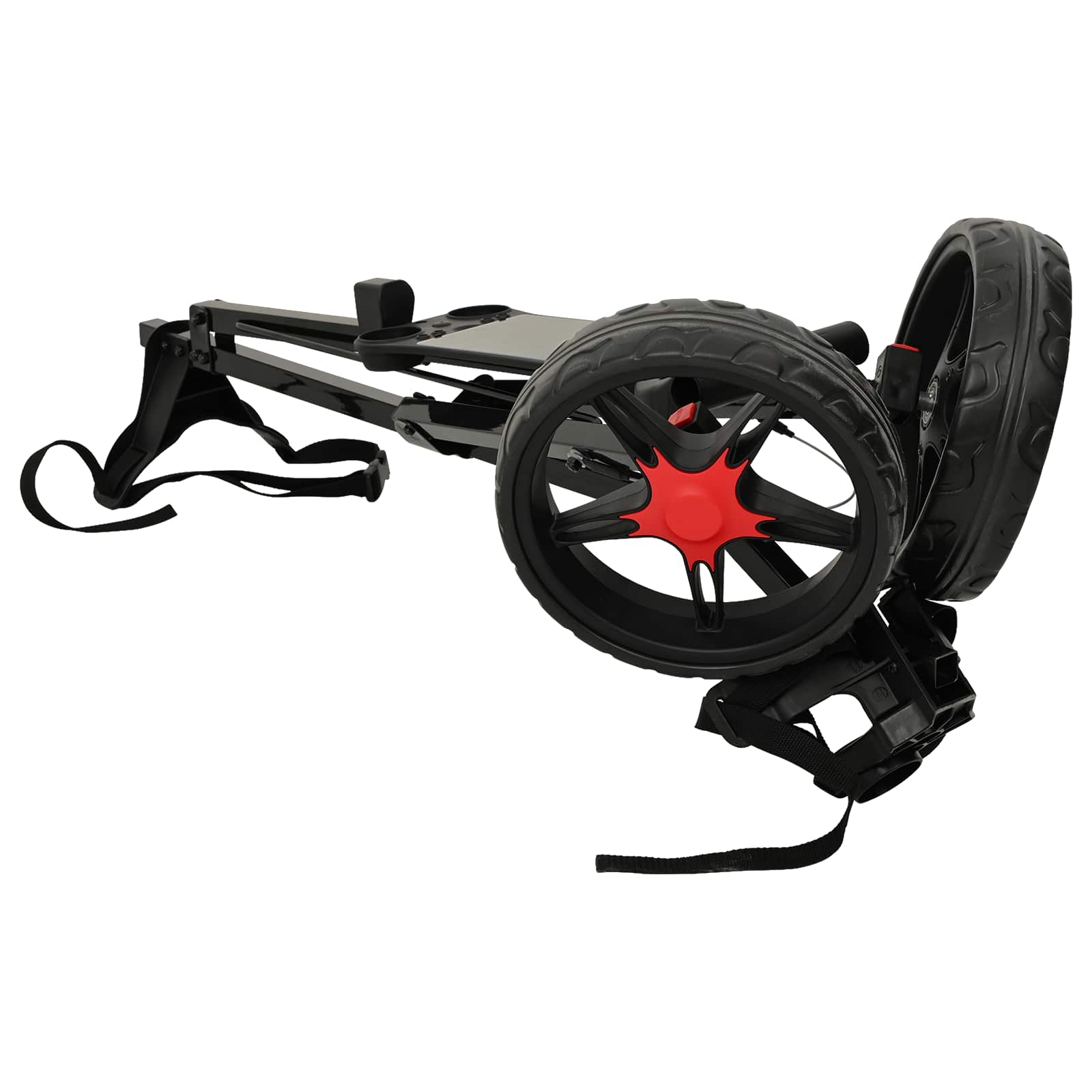 Golf-Dolly Schwarz Eisen Klappbar