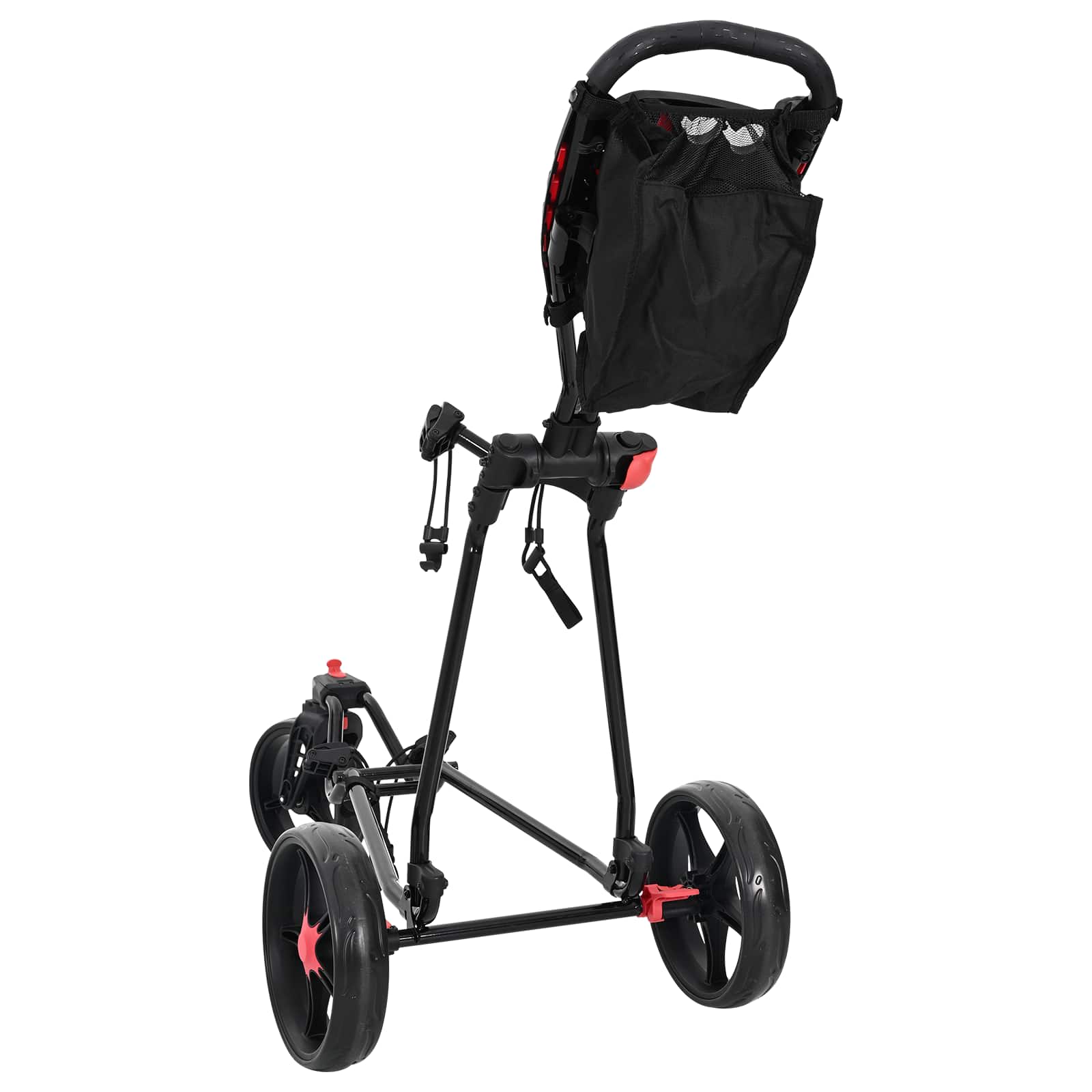 Golf-Dolly Schwarz Eisen Klappbar