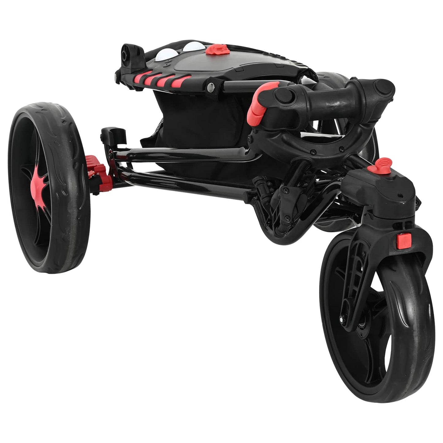 Golf-Dolly Schwarz Eisen Klappbar