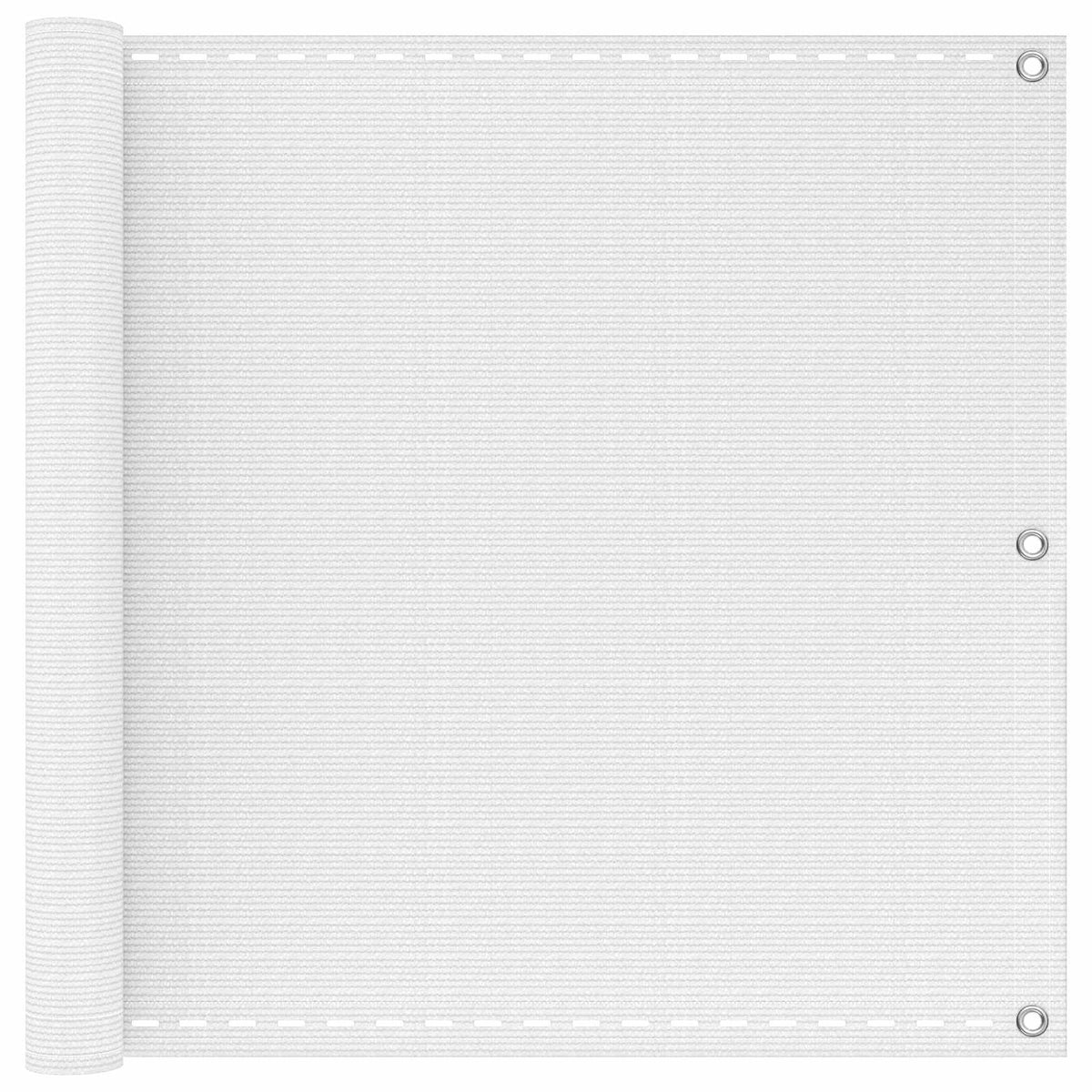 Balkonsichtschutz Rechteckig 90 x 800 cm HDPE und Aluminium
