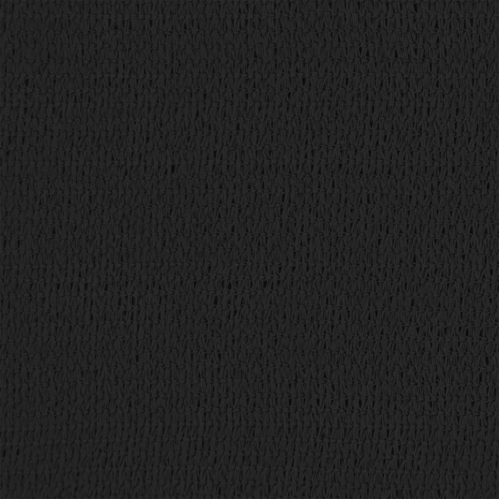 Balkonsichtschutz Schwarz 90 x 800 cm HDPE und Aluminium