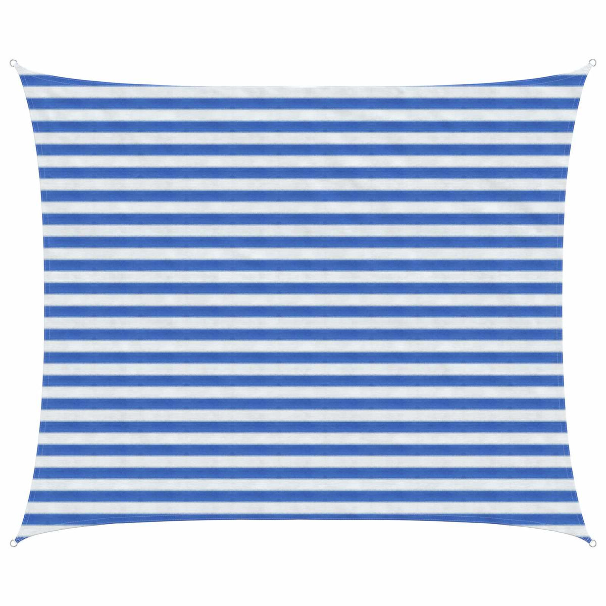 Sonnensegel Rechteckig 2,5 x 4 m HDPE Blau und Weiß
