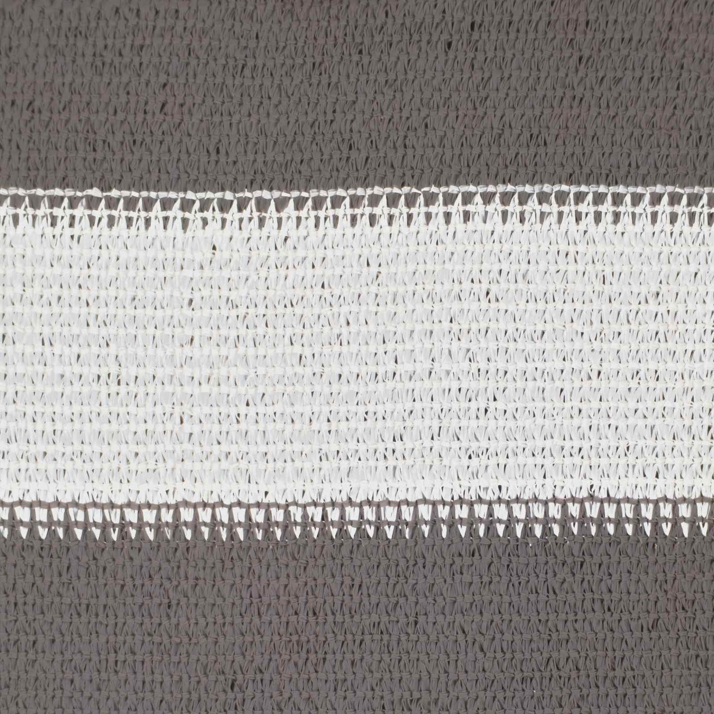 Sonnensegel Hellgrau und Weiß 4 x 4 m HDPE