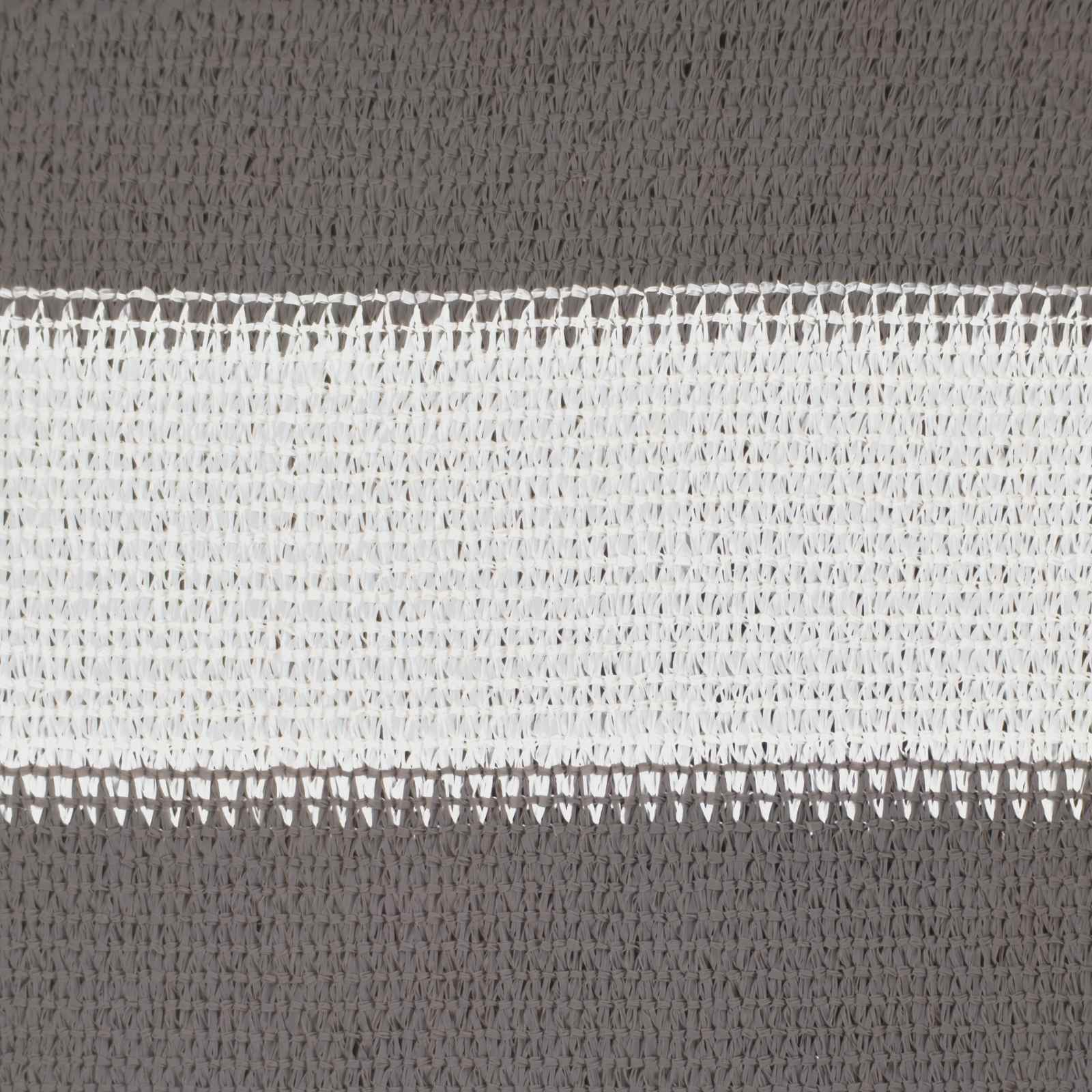 Sonnensegel Hellgrau und Weiß 4 x 4 m HDPE