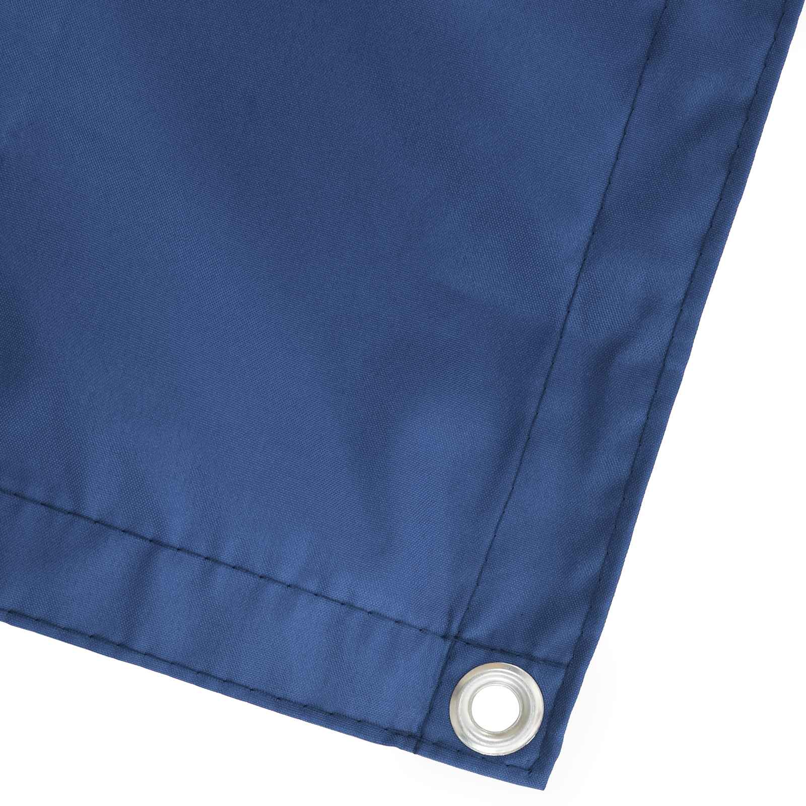 Balkon Sichtschutz 180 x 600 cm Stoff mit PU-Beschichtung Blau