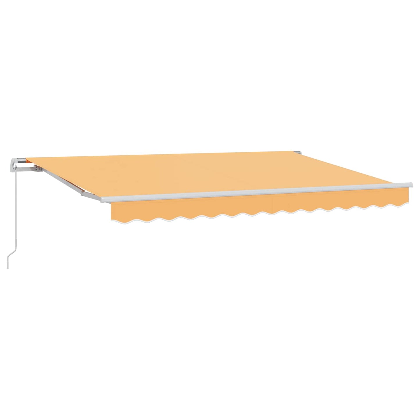 Ausziehbare Markise Sand 3,5 x 2,5 m Polyester und Aluminium