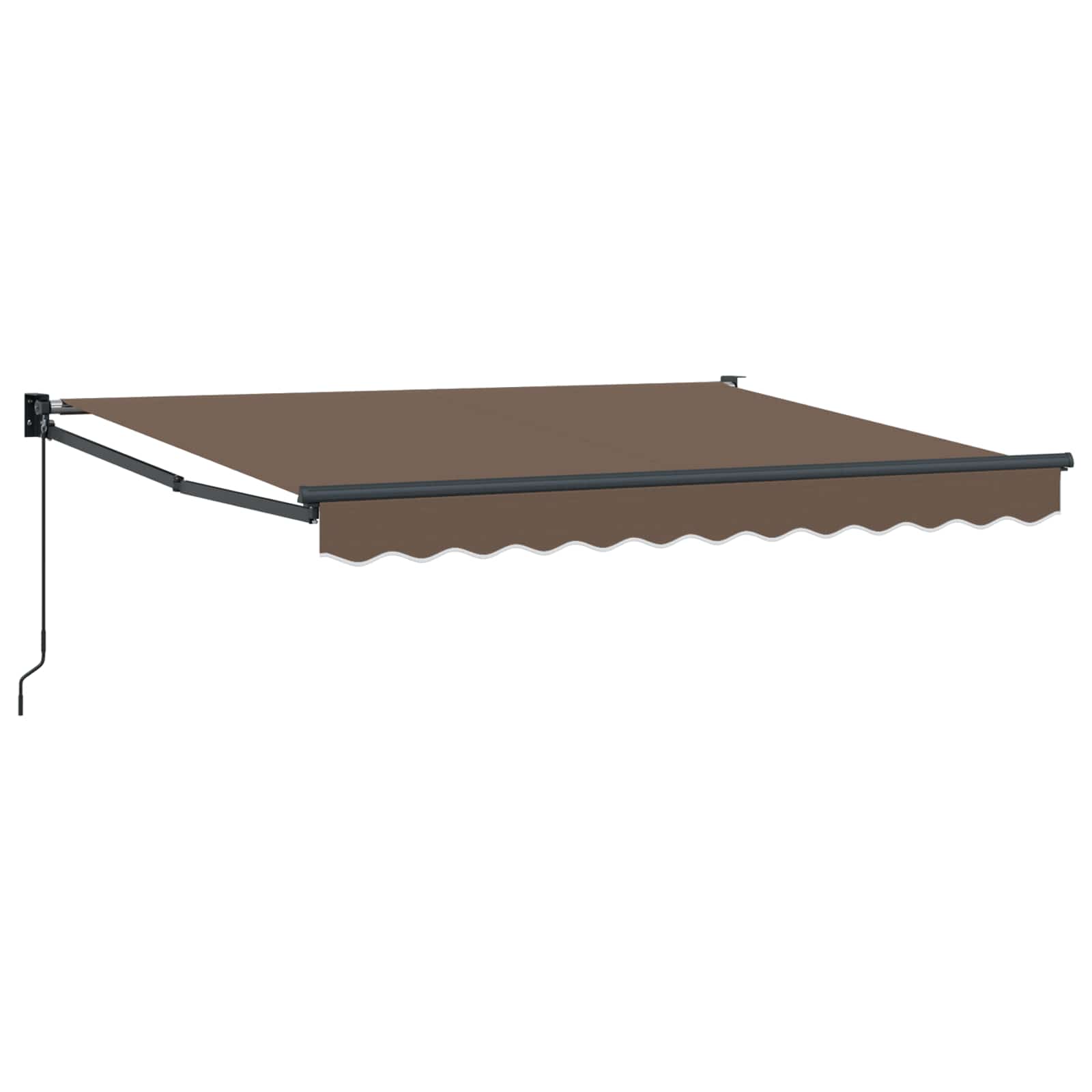 Ausziehbare Markise Taupe 3,5 x 2,5 m