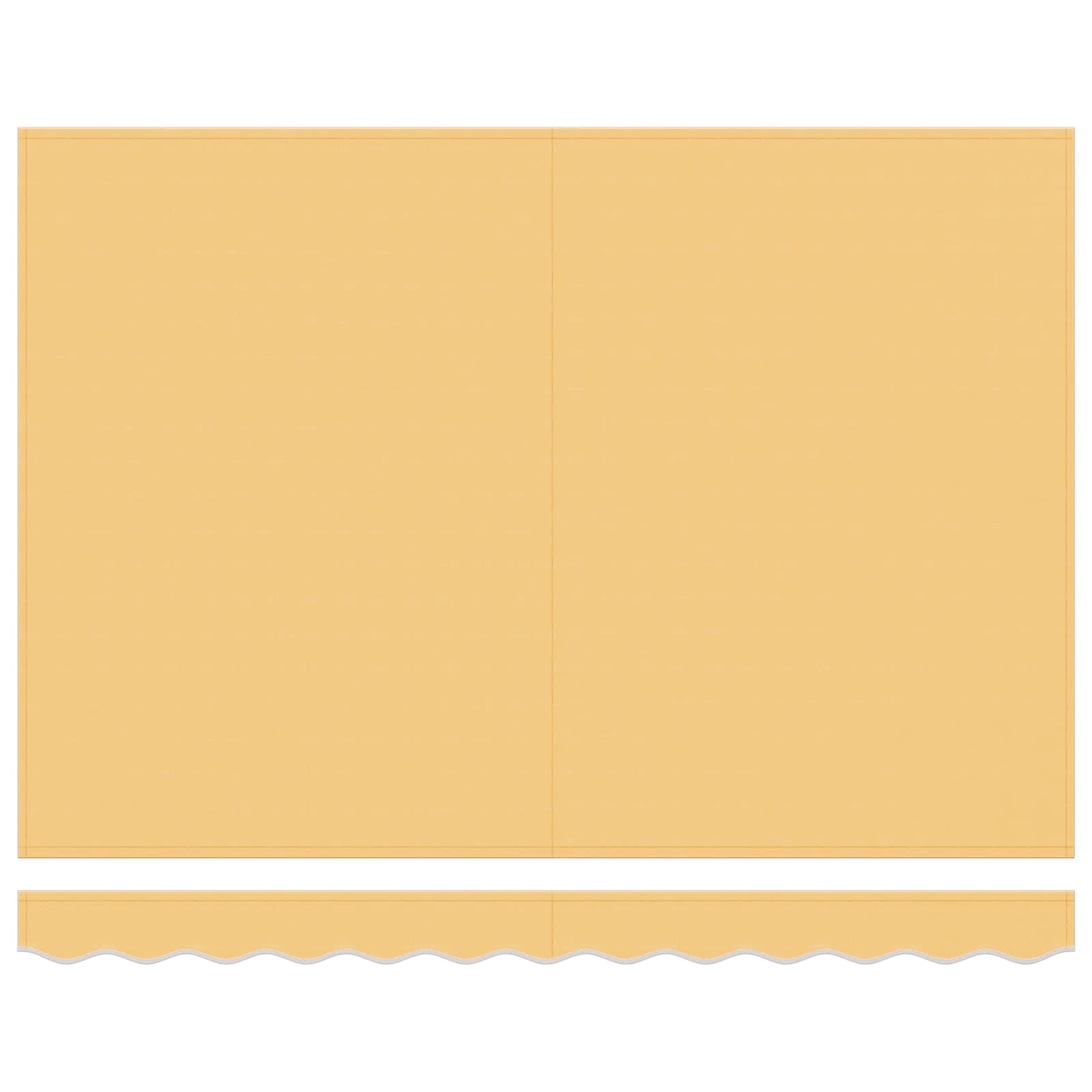 Ausziehbare Markise Sand 400 x 350 cm Polyester und Aluminium