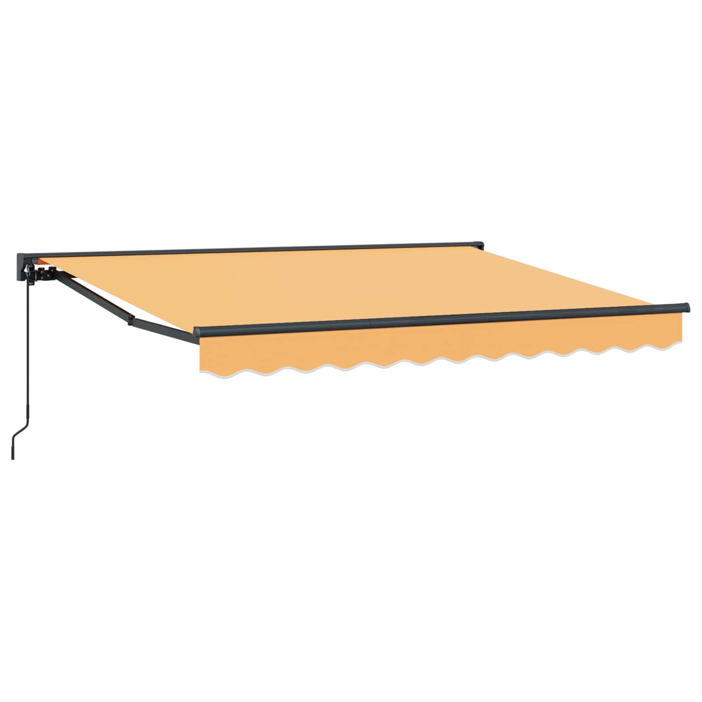 Manuell einziehbare Markise Sand 4 × 3,5 m