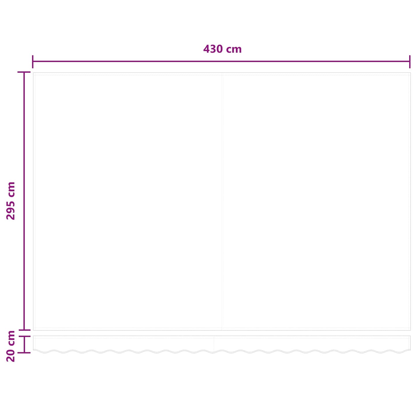 Ausziehbare Markise Taupe 450 x 300 cm Leinen und Aluminium