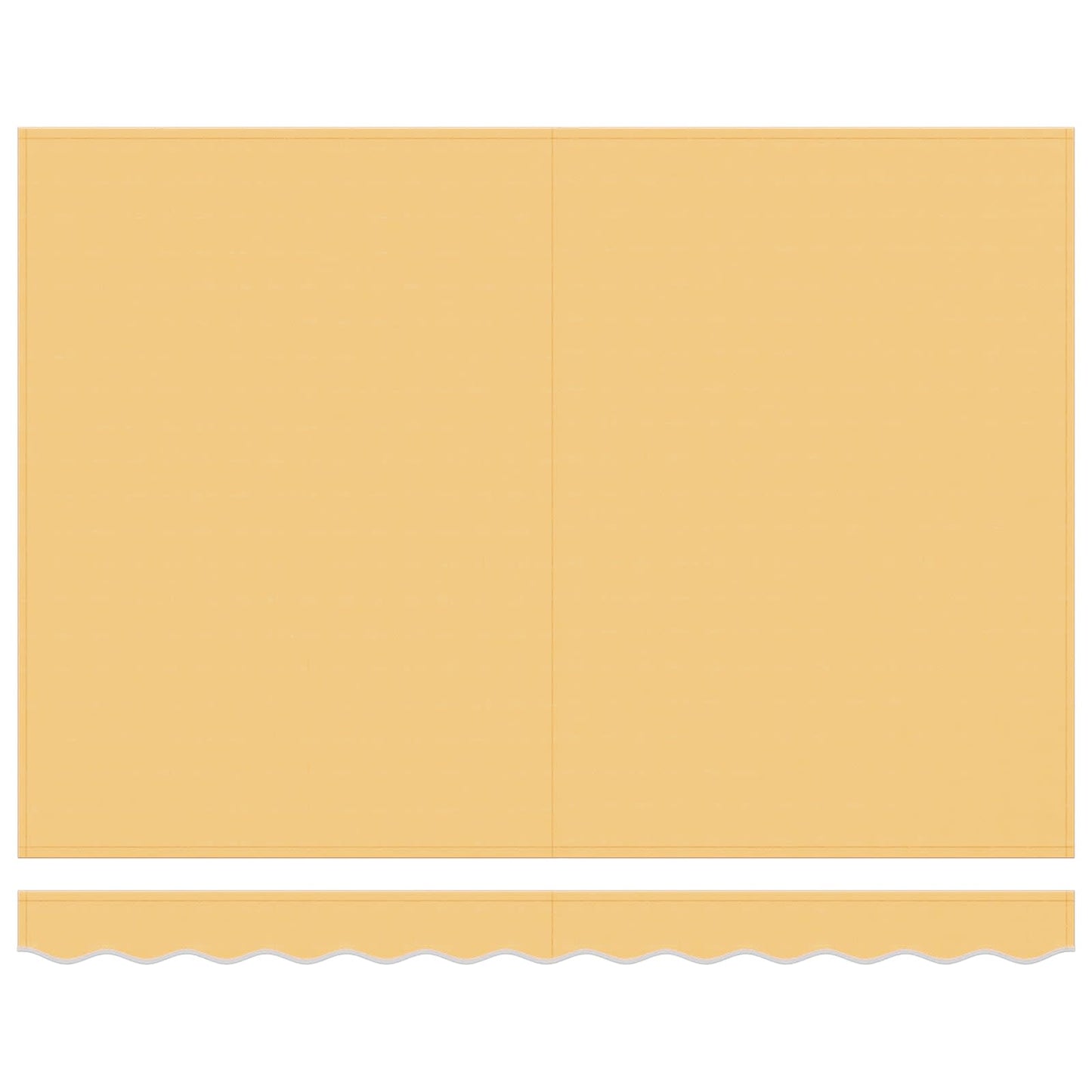 Manuell einziehbare Markise Sand 4,5 × 3 m
