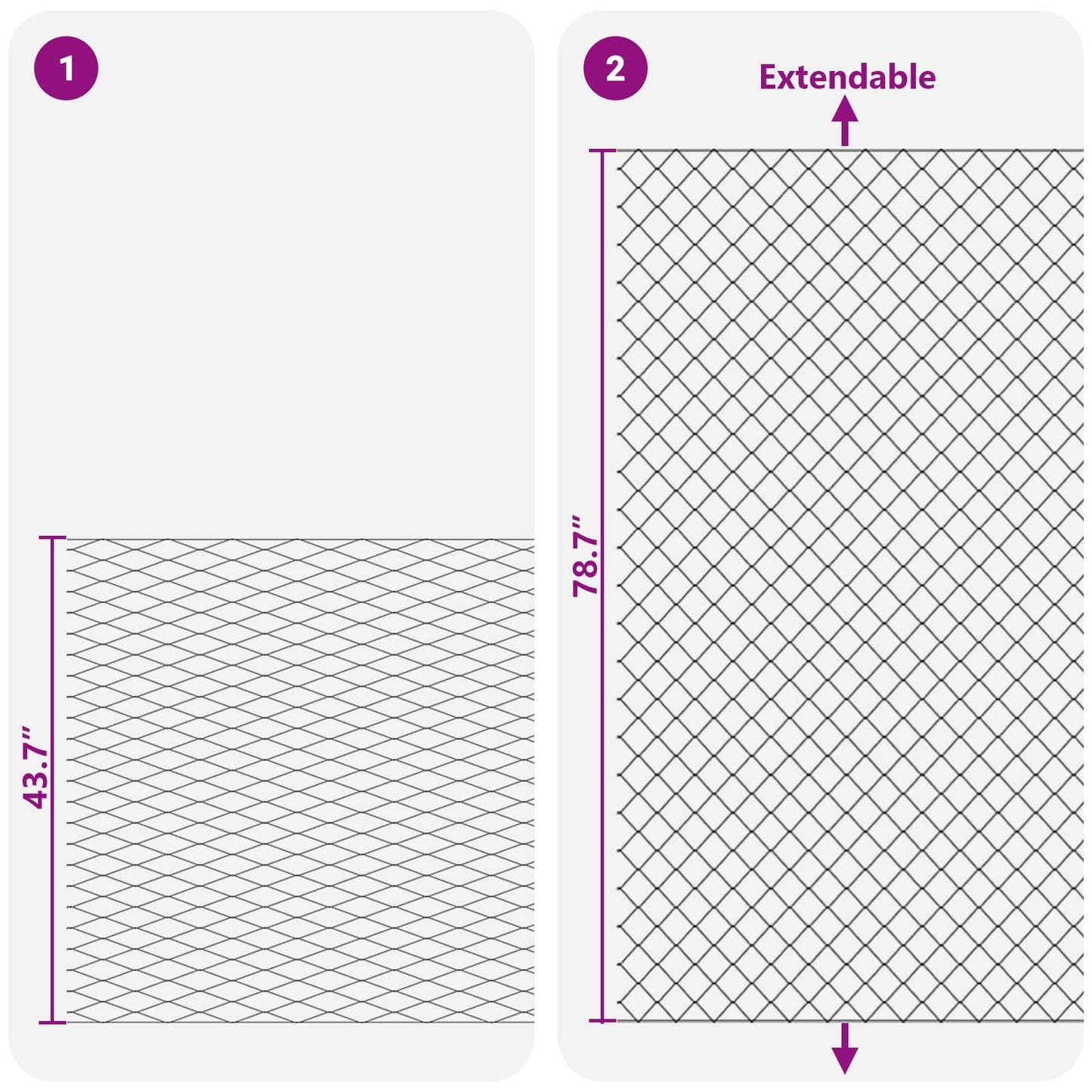 Maschendrahtzaun 2 x 10 m Glas Verzinkt