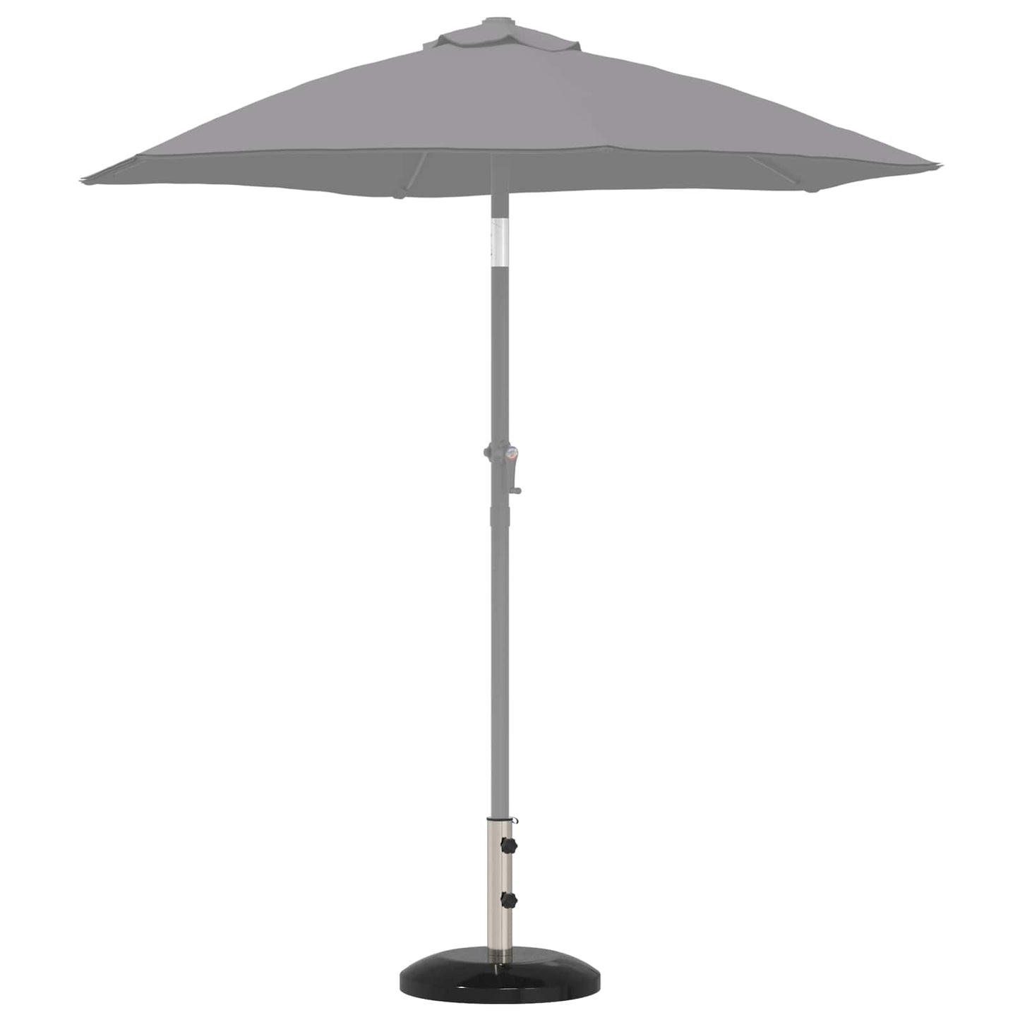 Parasolbasis für 40-50 mm Pole 26.75 kg Schwarz