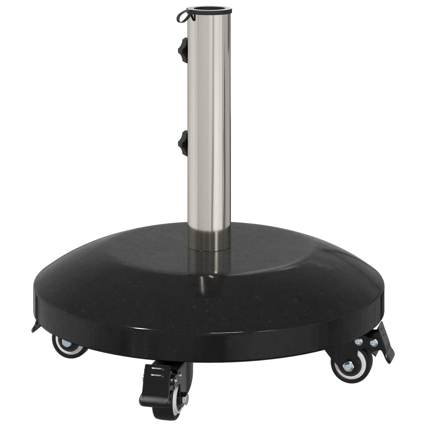 Granitsockel mit Rollen für 40-50 mm Pfosten 29 kg Schwarz