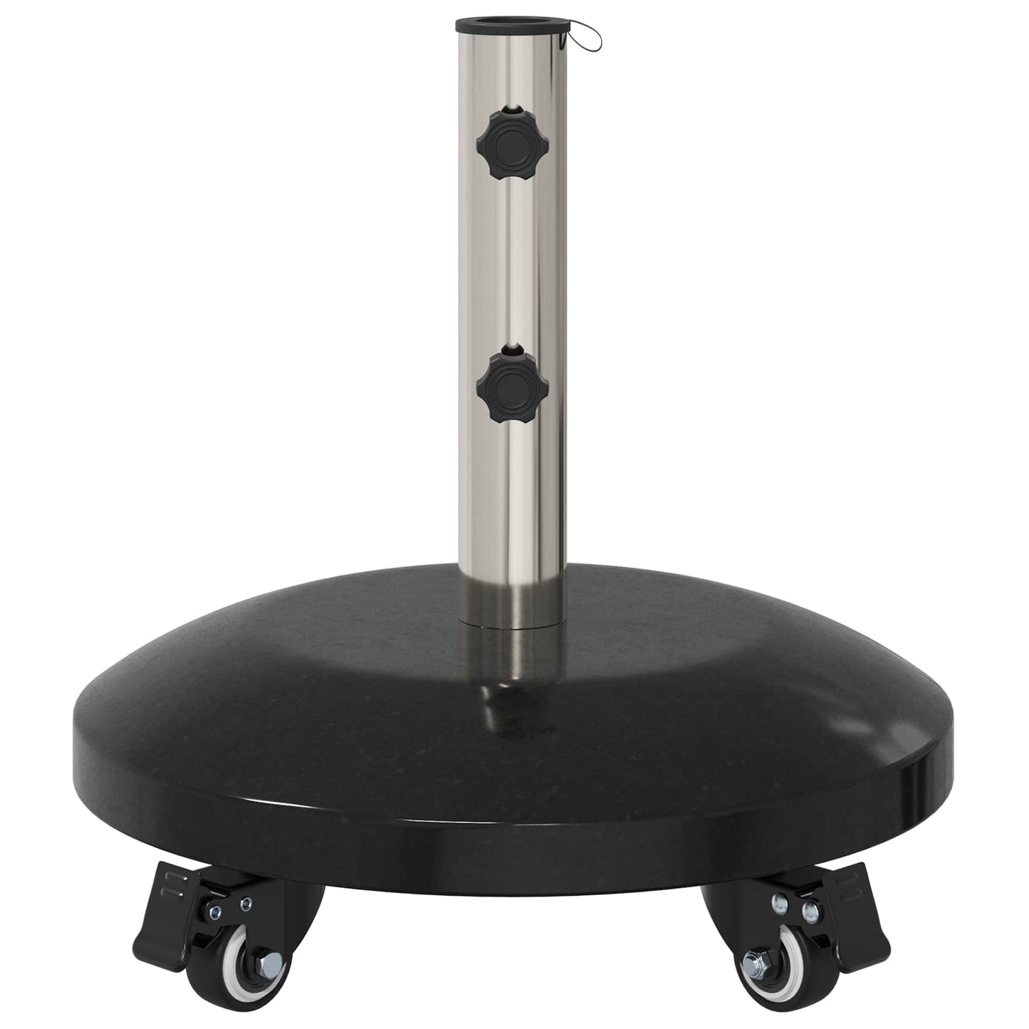Granitsockel mit Rollen für 40-50 mm Pfosten 29 kg Schwarz