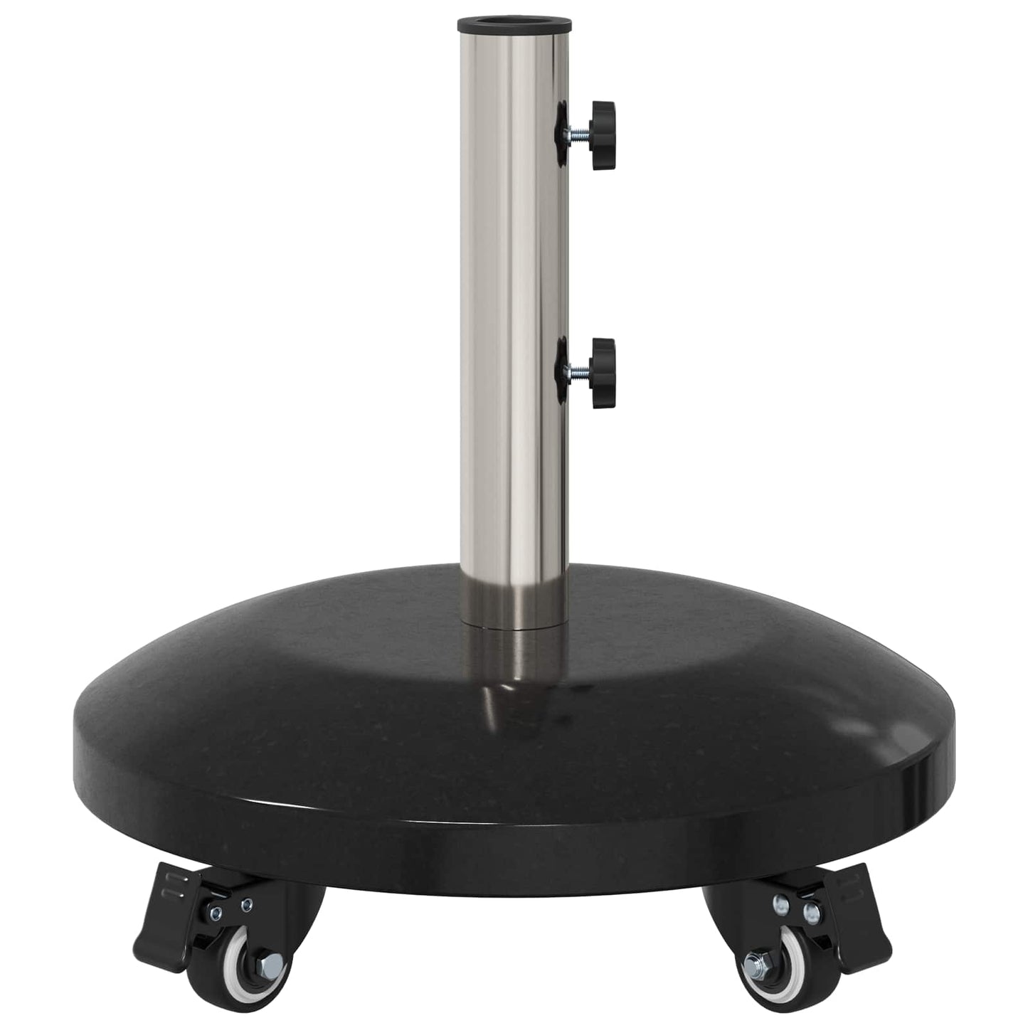 Granitsockel mit Rollen für 40-50 mm Pfosten 29 kg Schwarz